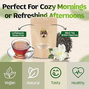 English Tea Store Buckingham Palace Garden Party Loose Leaf Black Tea, 4 Oz