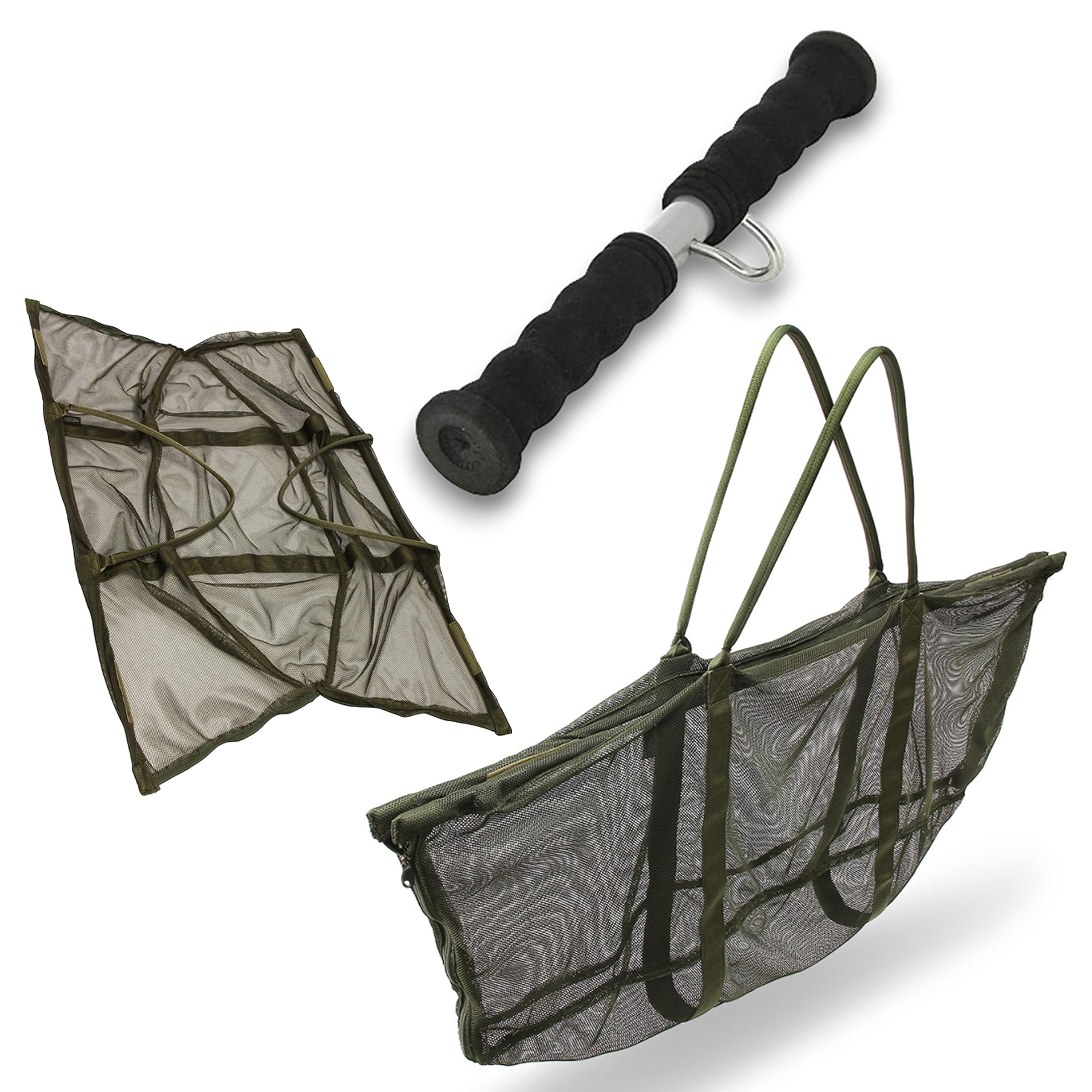 NGT Carp Deluxe Weigh Sling System Stink Bag Carp Fishing Tackle + Weigh Bar
