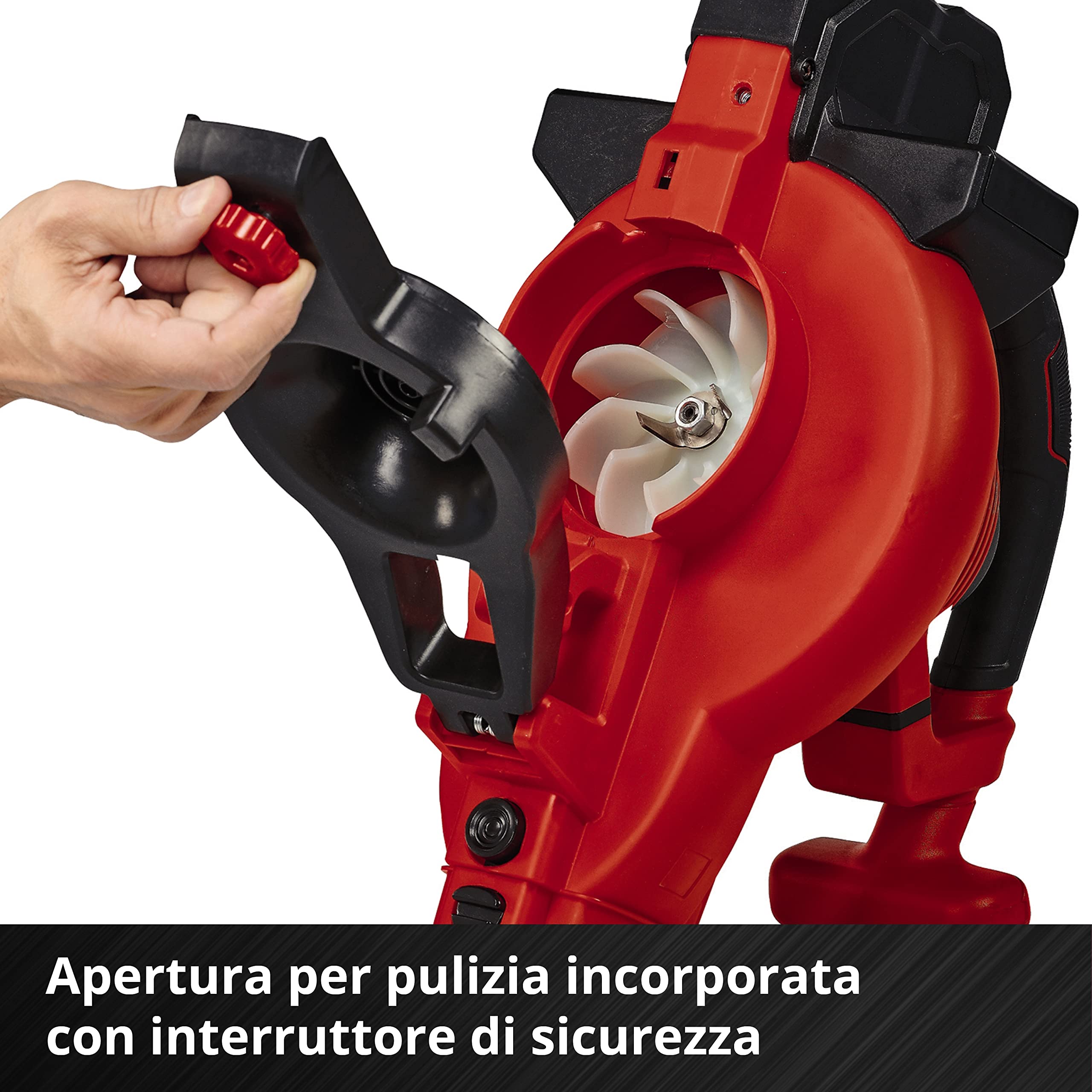 Einhell Aspiratore/soffiatore per foglie a batteria GE-CL 36/230 Li - Solo Power X-Change (li-ion, funziona aspirazione/soffiatura, interruttore turbo, tubo aspirazione/soffiatura, senza batteria)