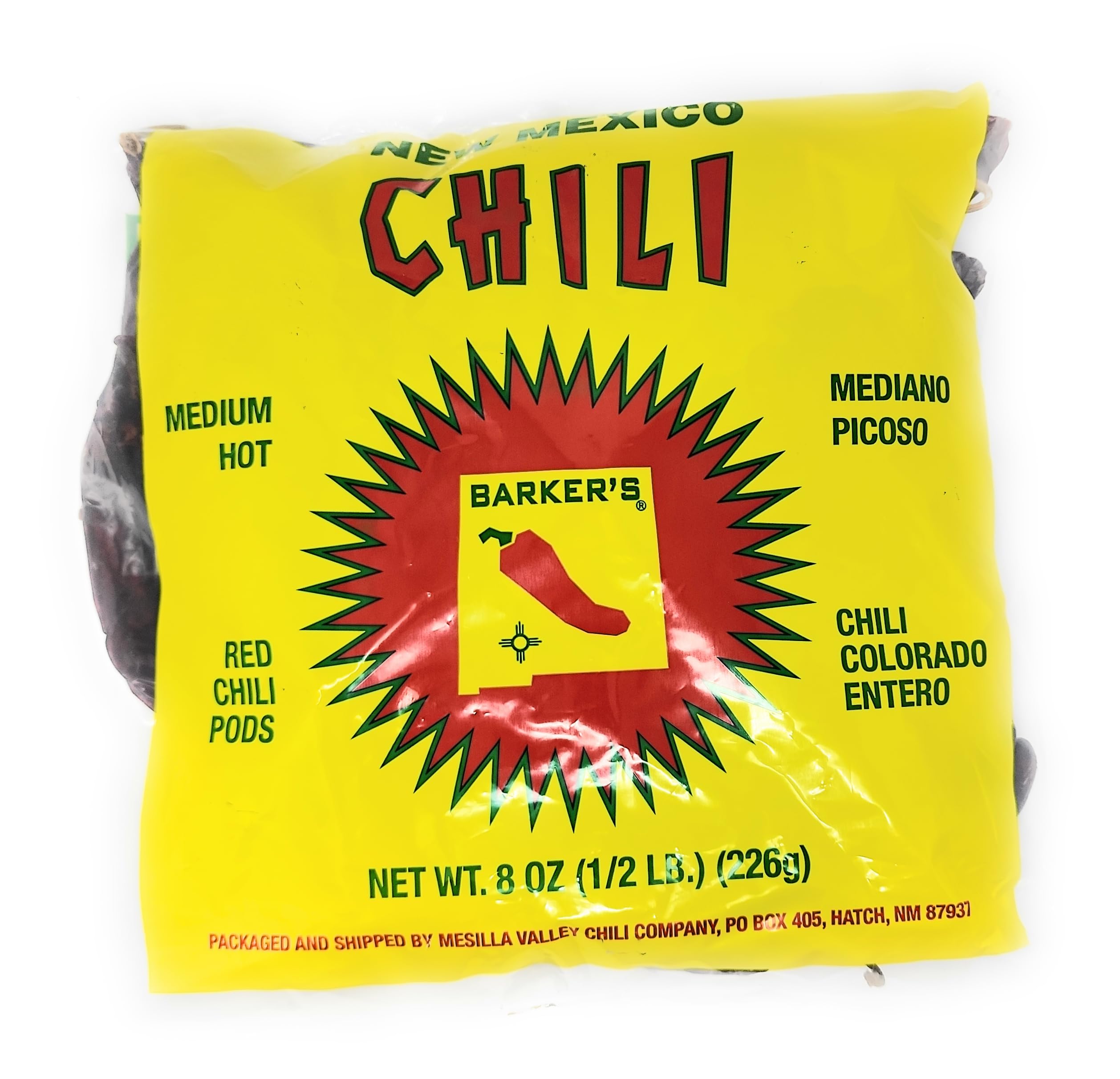 Wuiil Everenty A Barker's Medium Spicy Dried Red Chili Pods From Hatch, New Mexico (8 oz.)