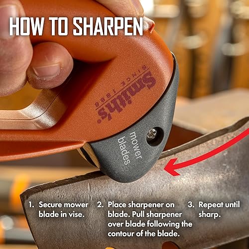 Miniatura 5 de Afilador Smith's 50603 de cuchillas de cortadoras de césped