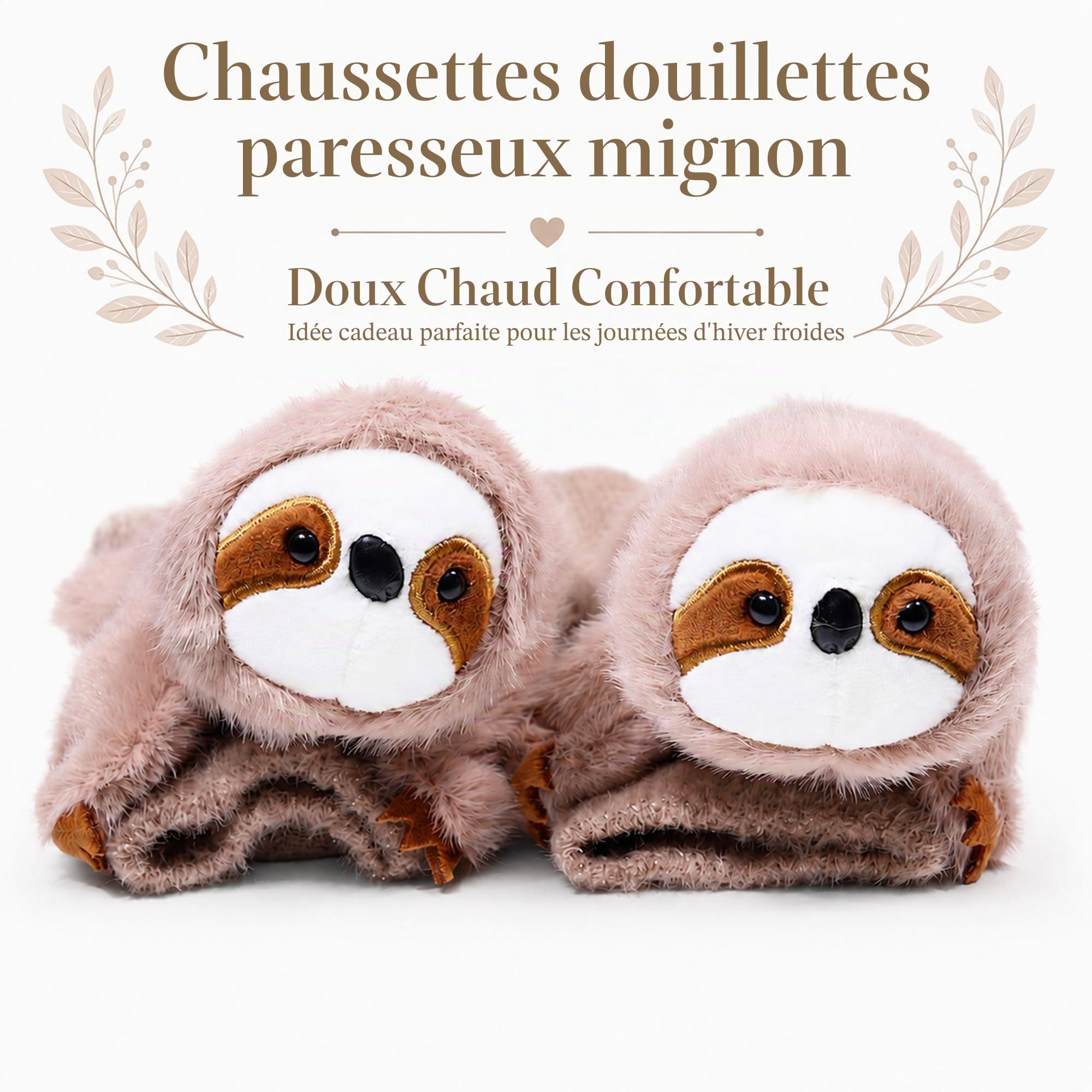 Chaussettes en tricot 3D en forme d'animal pour maman, épouse et fille, chaussettes fantaisie amusantes pour Noël, chaudes et douces pour femme, fille