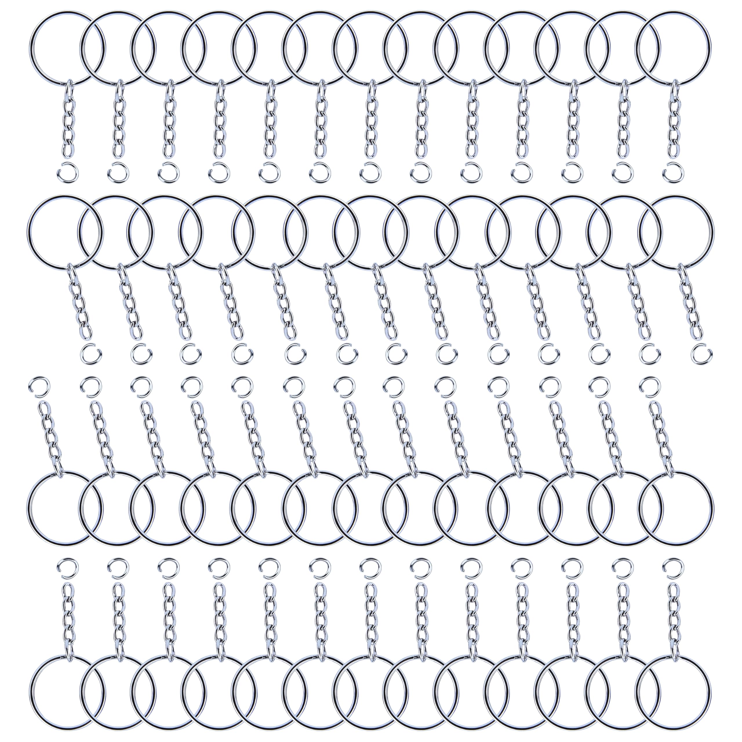 RESONANT CRAFT 75 Split Key Rings with Chain and Jump Rings Bulk Connector for DIY Arts Crafts, 2 CM Stainless Steel Chandeliers Curtain Suncatchers Crystal Garland Necklaces Keys Jewelry Craft (Pack Of 75) (B0D9KK8JVR) Amazon Price History, Amazon Price Tracker