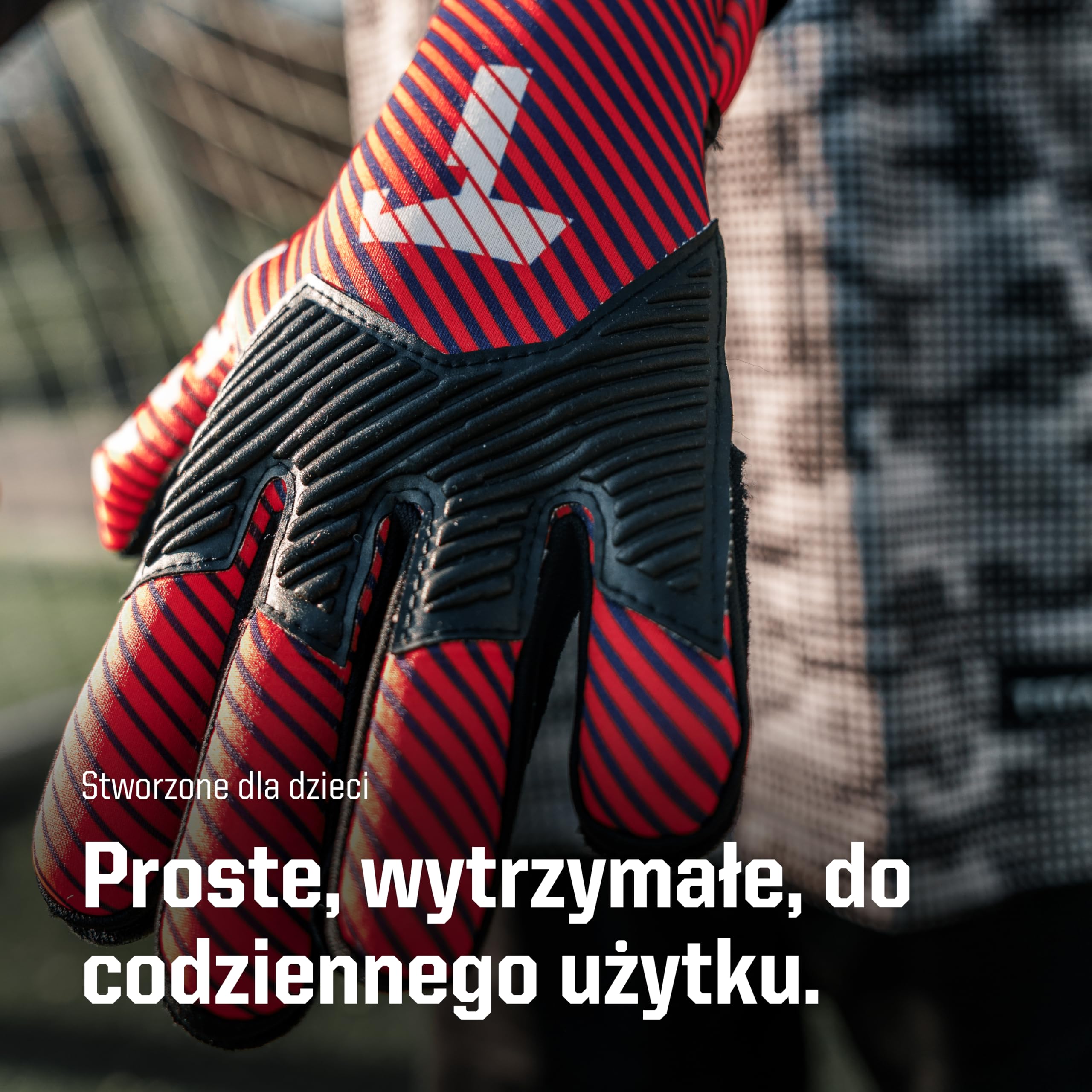 T1TAN Hobby AROX dziecięce rękawice bramkarskie, rozmiar 3-8, wiek 3-14 lat, czerwony, niebieski, zielony, żółty, rękawice bramkarskie dla chłopców, dziewcząt i nastolatków, rękawice bramkarskie