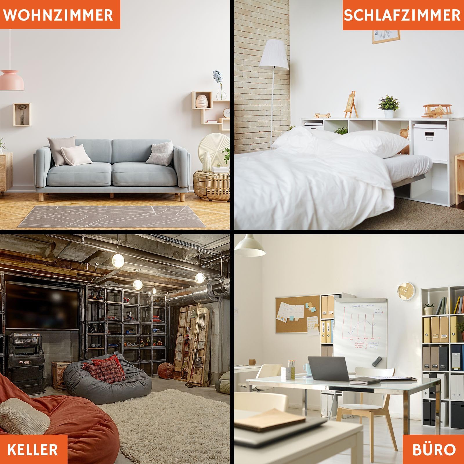 Airthereal Radonmessgerät Tragbar RM63 – Radon-Detektor für Haus & Keller, 504 Tage Langzeit-Datenspeicher, LCD-Farbdisplay, Schnelle 6-Std.-Ergebnisse, Lange Batterie, akustischer & visueller Alarm
