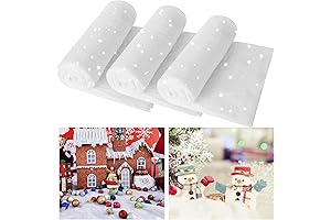 3 Pack Snow Blanket Roll for Christmas Decorations