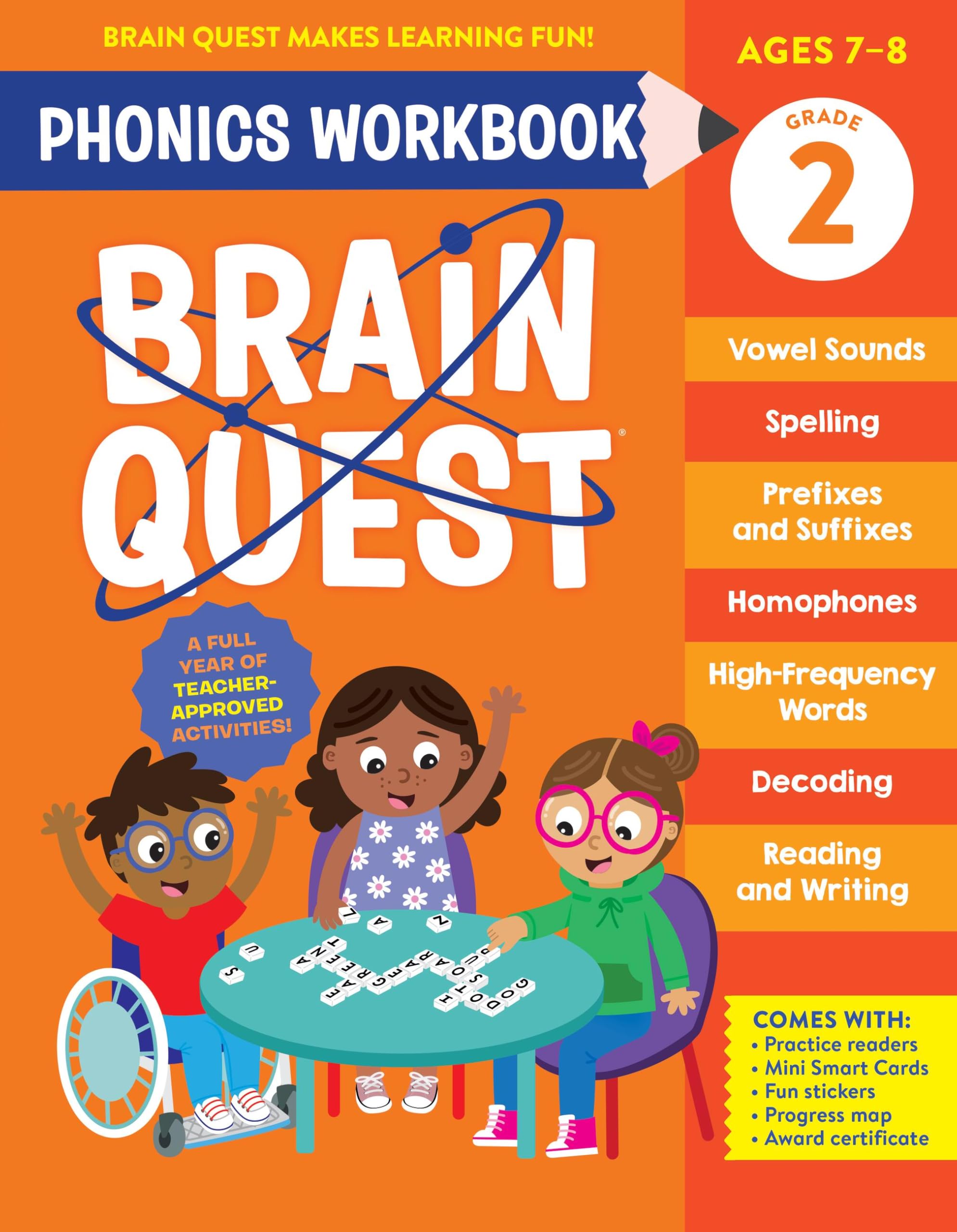 Brain Quest Phonics Workbook: Grade 2: 4