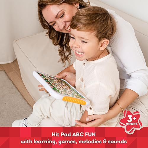 Miniatura 3 de ABC Fun Hit Pad - Juguete interactivo de aprendizaje del alfabeto con canciones, sonidos y juegos, juguete educativo para niños pequeños a partir de