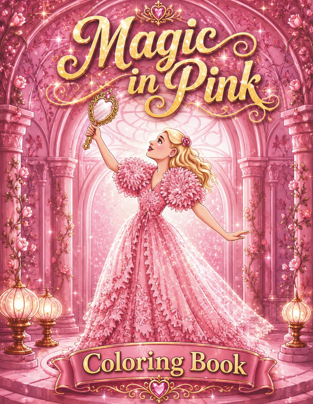 Magic in Pink: A Coloring Book of Sparkle, Magic & Enchanting Glamour (Two Sides of Magic)