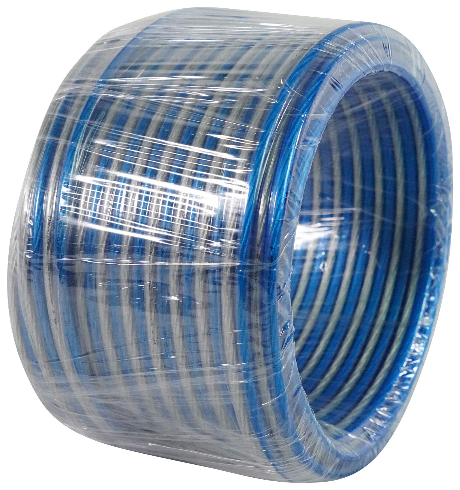 Rockville Blue 14G50 14 Gauge 50 Foot Speaker Wire 100% OFC Copper, High-Fidelity Audio, Durable PVC Jacket, Flexible Design, Perfect for Car Audio and Home Theater Systems