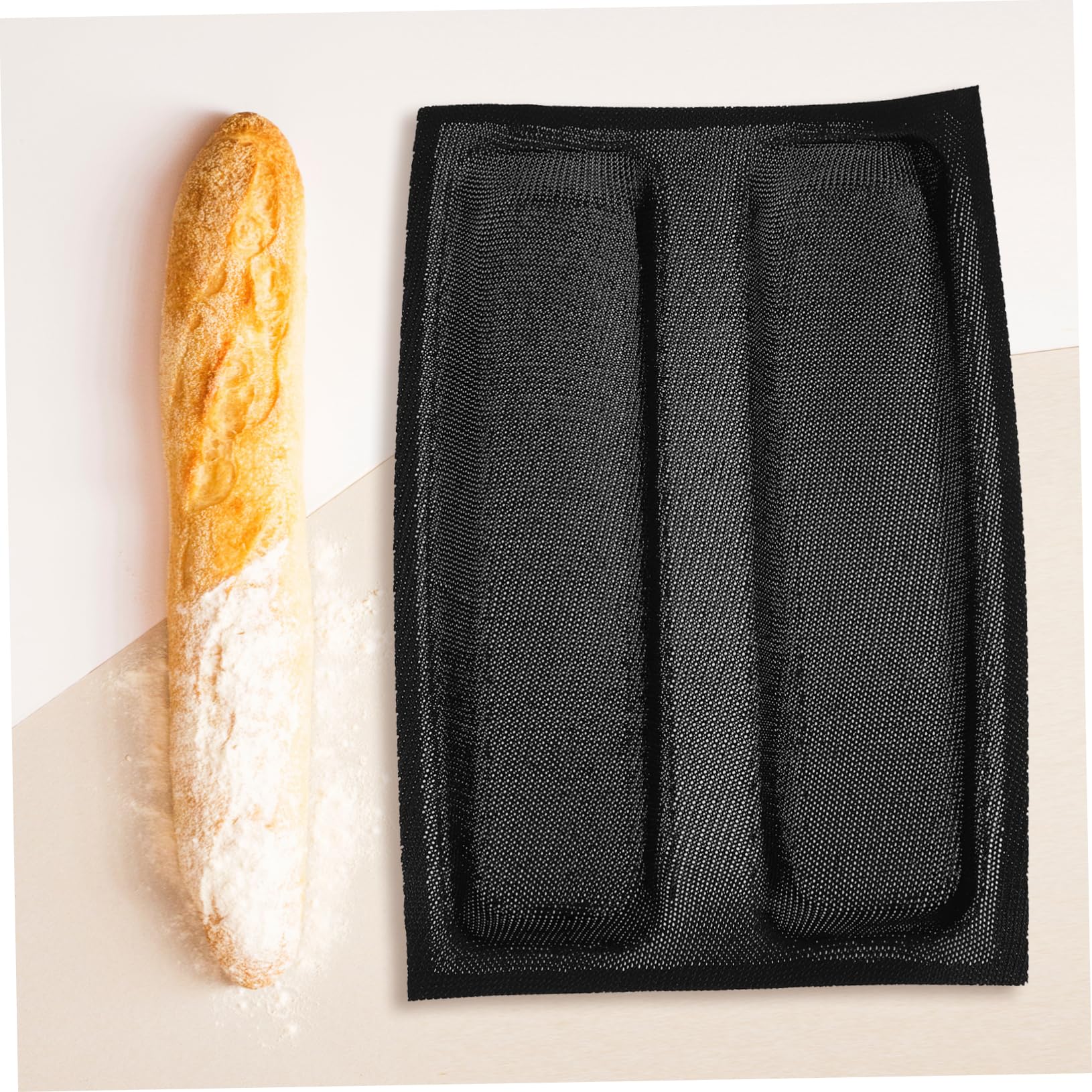 Zerodeko 3pièces Moule à Silicone Antiadhésif Alvéoles Outil De Cuisson Pratique Pour Français Réutilisable Et Respirant Pour Petits Déjeuners Et Goûters