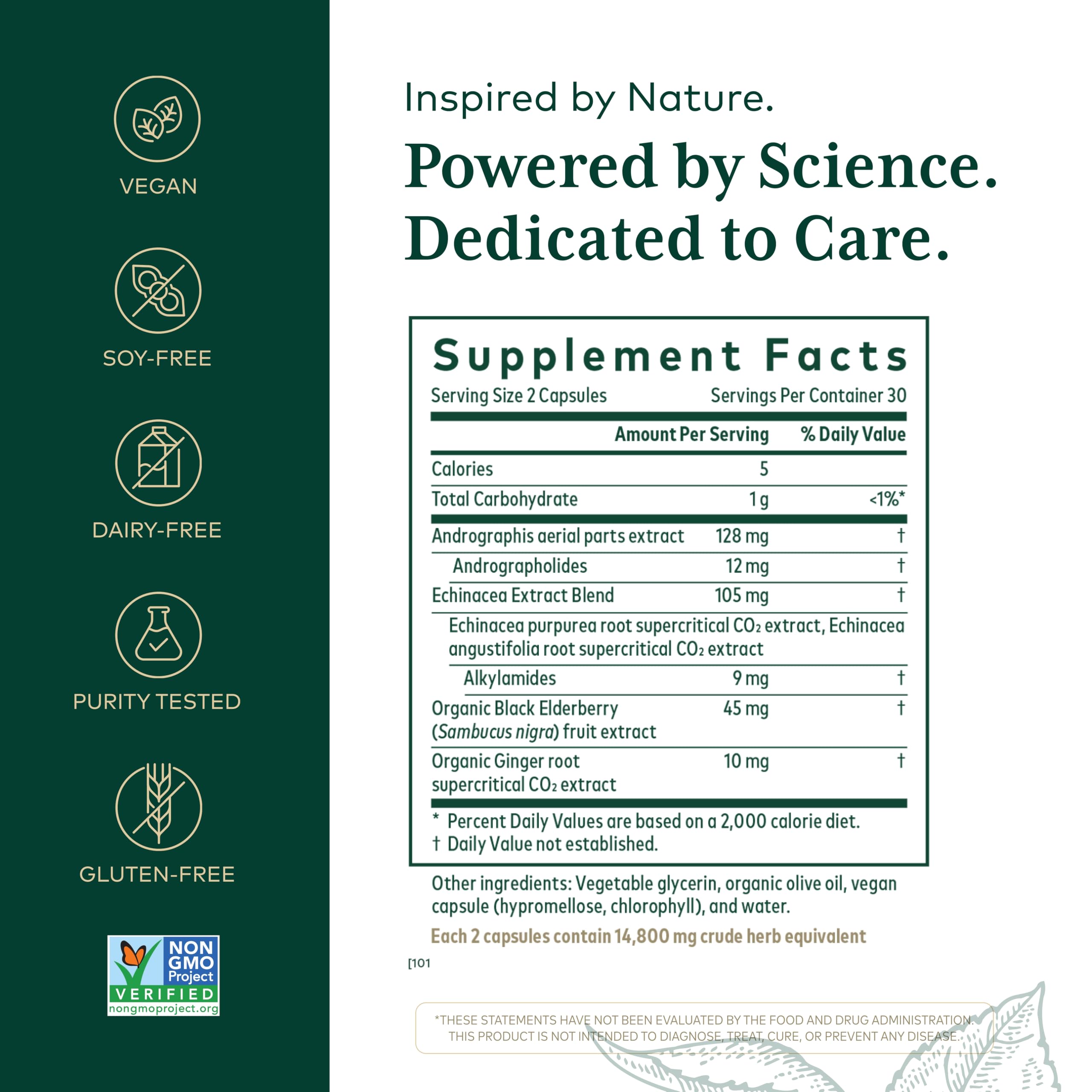 Gaia Herbs PRO Andrographis Activator, Immune Support, 60 Capsules — Amazon image 2