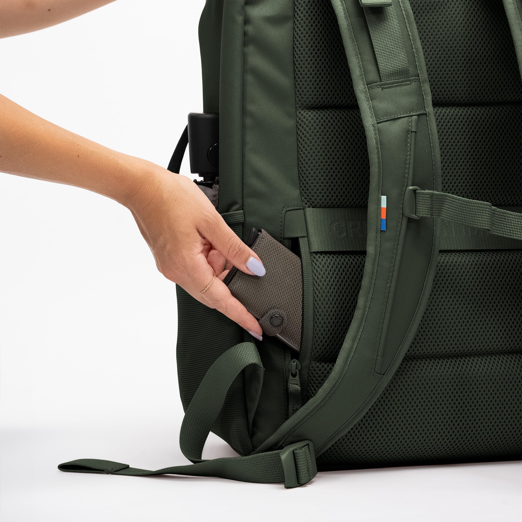 GOT BAG Pro Pack Travel | Wodoodporny Plecak Podrozny | Plecak na Laptopa 16 | Pojemny Plecak Turystyczny 35L (algae)
