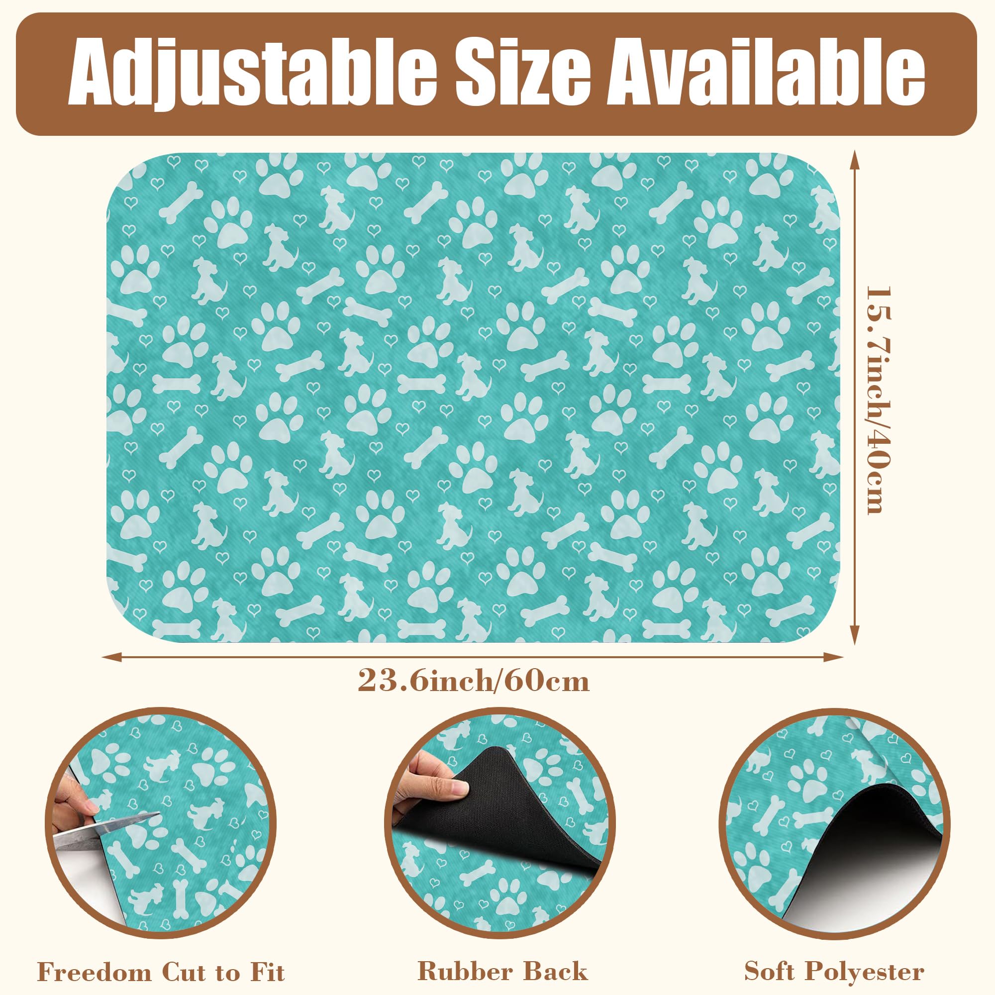 Tapis D'égouttage, Tapis De Séchage Pour Comptoir De Cuisine, Tapis D' égouttoir à Vaisselle à Séchage Rapide, Tapis D'égouttoir Super Absorbant, Machine à Café, 40x60 Cm (A