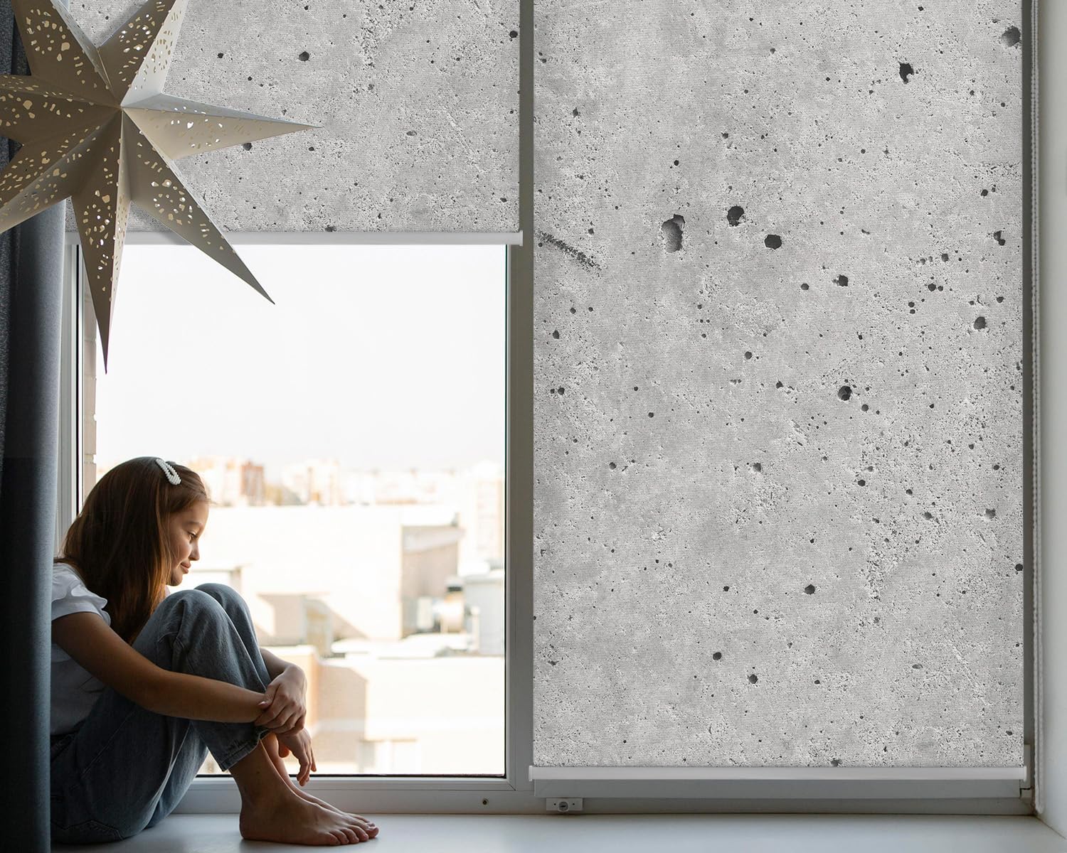 Tulup Oscurecedora De Ventana Persiana - Granito