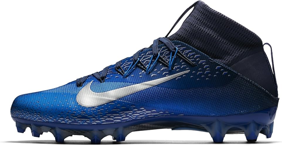 Nike Men's Vapor Untouchable 2 Football Cleats Navy Blue/Blue/Metallic Silver Size 9 M US (9