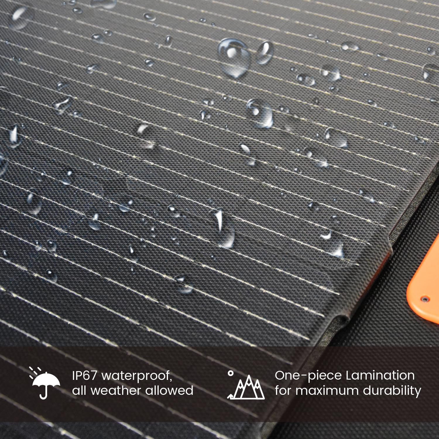 SolarEpoch Przenośny panel słoneczny 200 W do elektrowni Discover 600/1000/1500/2000, wodoodporna składana ładowarka solarna do kampera, na kemping, poza siecią