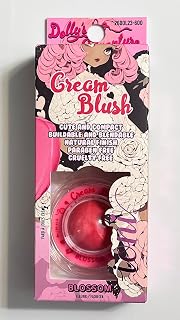 Ioni Dolly's Adventure Cream Blush in Blossom, 4 g | Buildable & Blendable, Natural Finish, Paraben Free, Cruelty Free, Compact & Portable