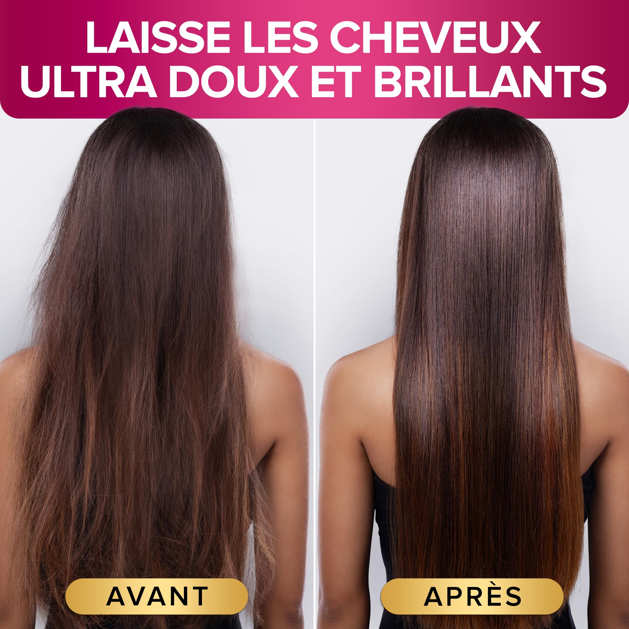 NYK1 Coffret Shampooing Et Apres Shampoing Sans Sulfate (500ml x2) Ensemble Shampoing Sans Sulfate Pour Extensions, Coloration Et Soin Kératine - Nettoyage En Douceur Et Prévention De La Casse