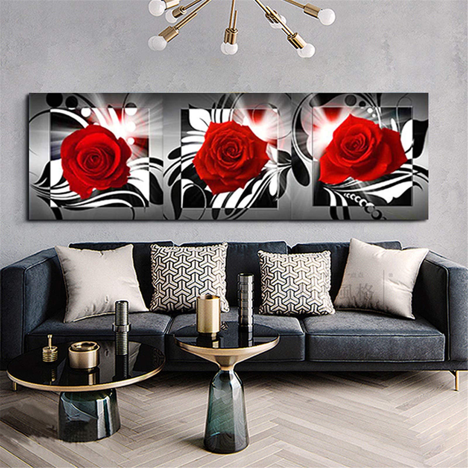 Square Drill 32x88inch peinture diamant complète pour un rendu couvrant