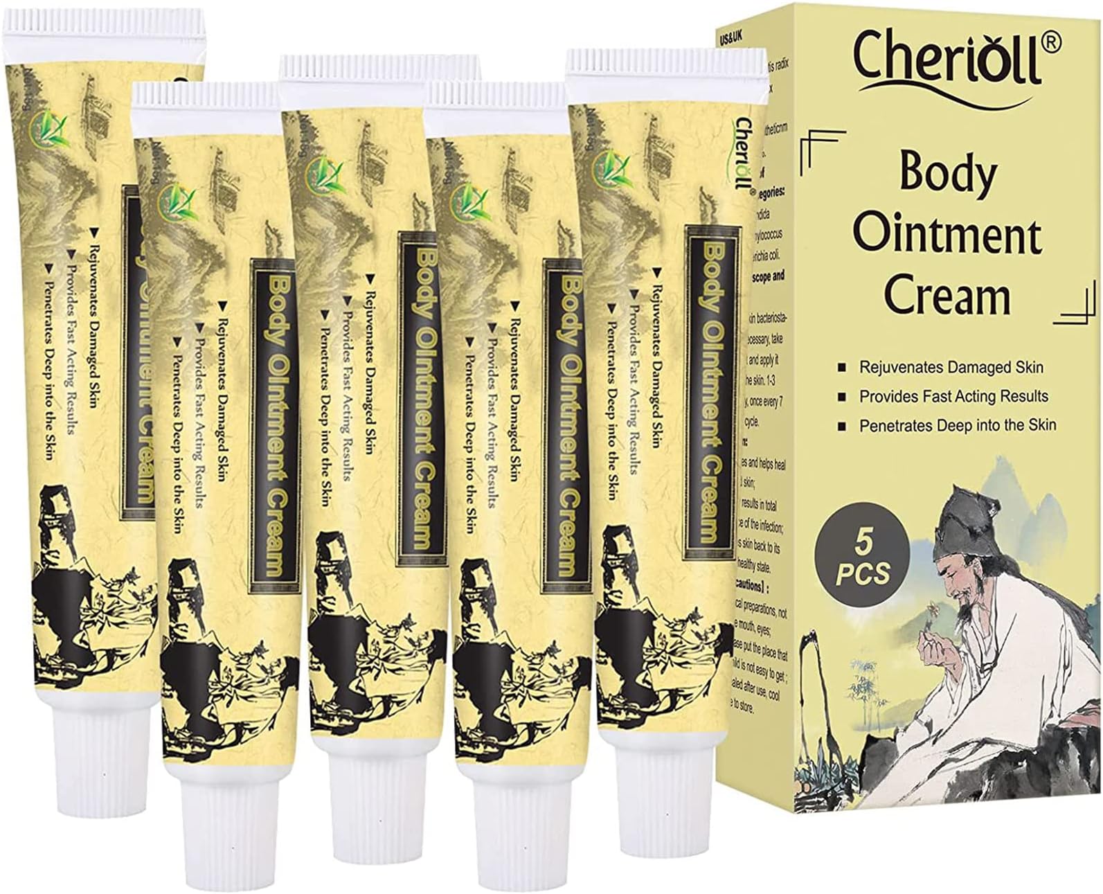 Face Cream, Moisturising Cream, Body and Face Moisturizer for Dry Skin,5pcs