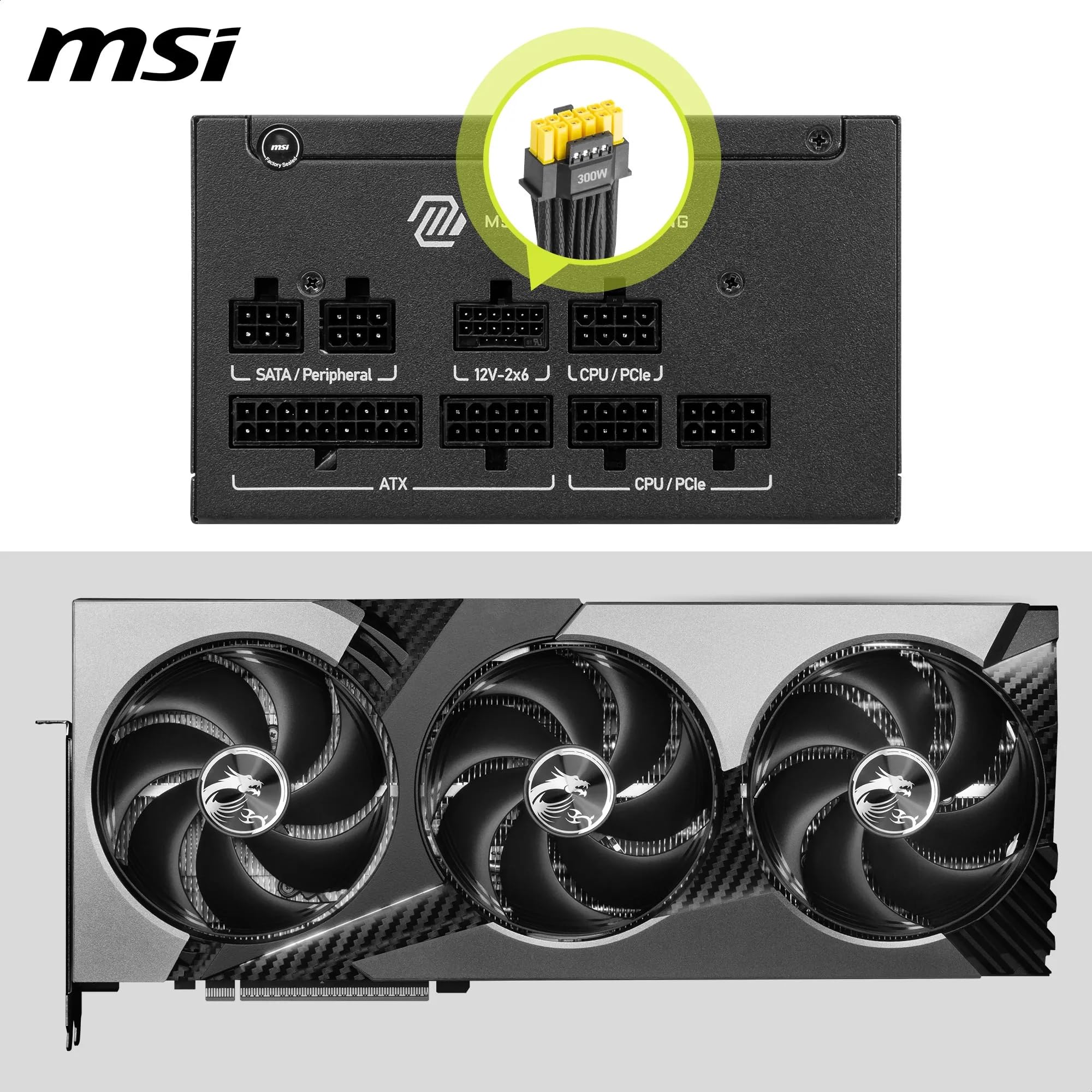 MSI MAG A650GLS PCIE5 Alimentatore - 650W, 80 PLUS Gold, ATX 3.1, Supporto GPU PCIe 5.1, connettore nativo 12V-2x6, connettore 12V-2x6 bicolore, PSU ATX, cavi modulari con guaina a rilievo