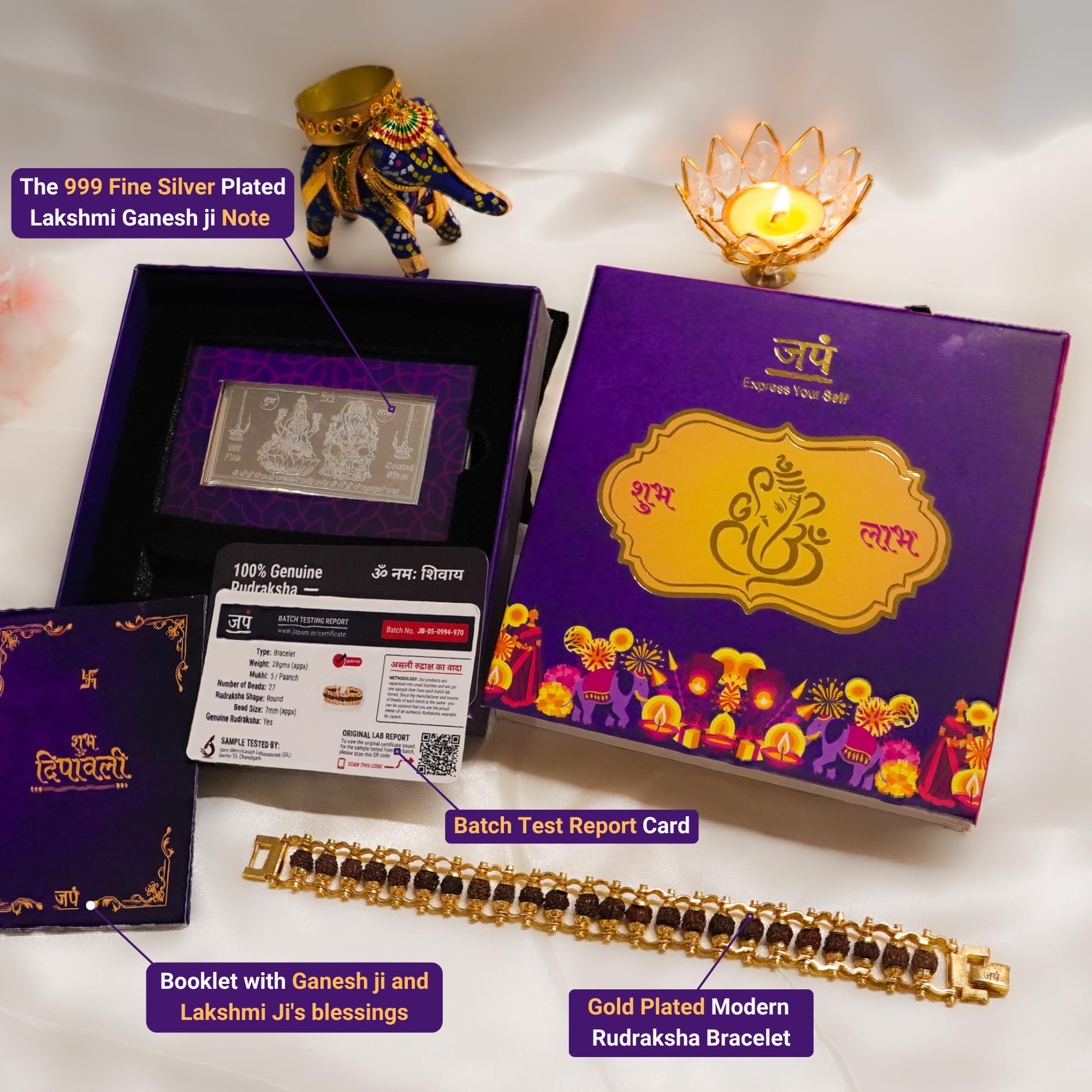Japam Modern Diwali Box Celebration Box | Rudraksha Gift for Diwali | Available in Different Sizes (Small) (B0DHD4BX7B) Amazon Price History, Amazon Price Tracker