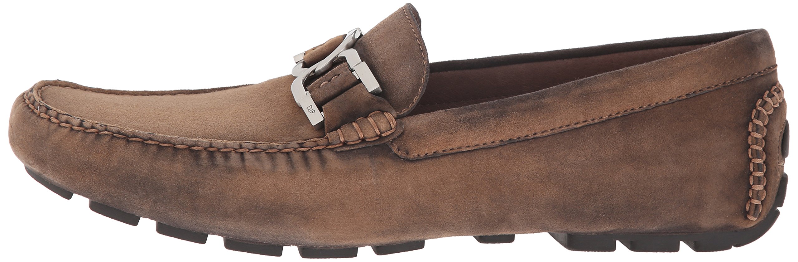 Donald Pliner Mens 10M Brown Leather Viro Driving Moccasinsr Loafers Inner Suede DACIO DRIVER at Donald Pliner main image 3