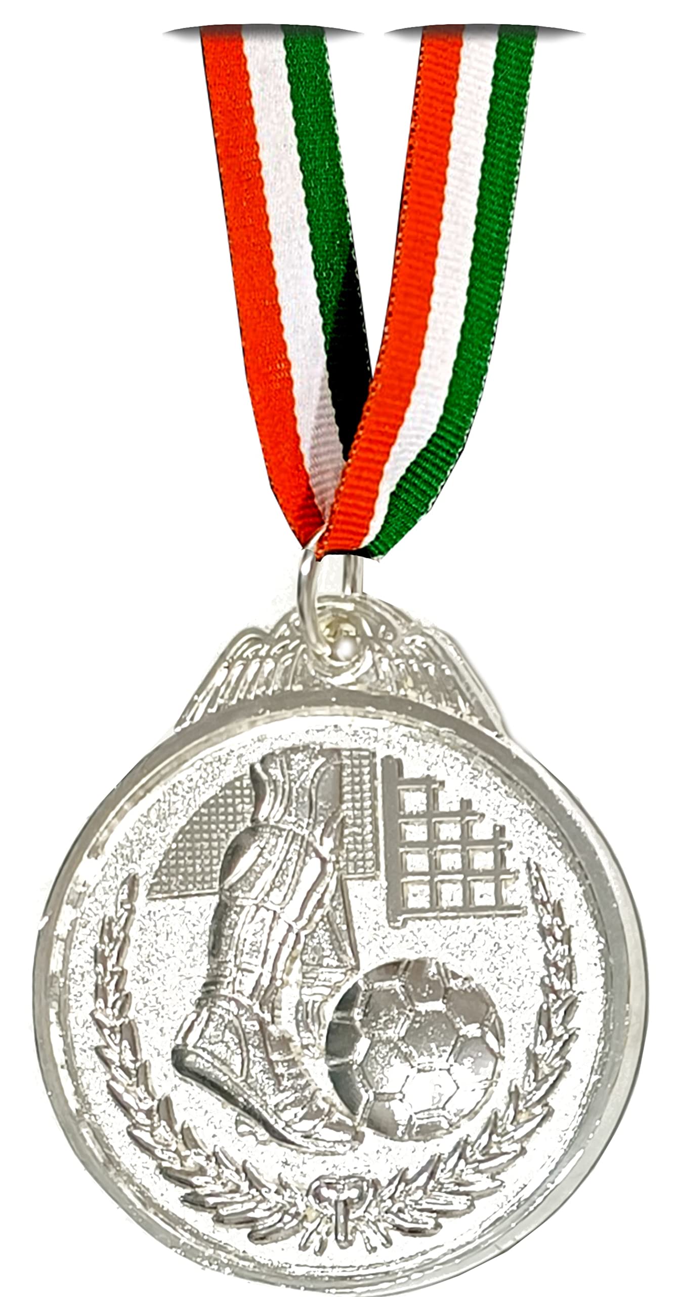 Be Win 3D Football Kick Designed Zinc Medal/Event Medal Size-2.5 Inches Dia (Silver, Set of 12 Pcs) (B08G17WHXF) Amazon Price History, Amazon Price Tracker