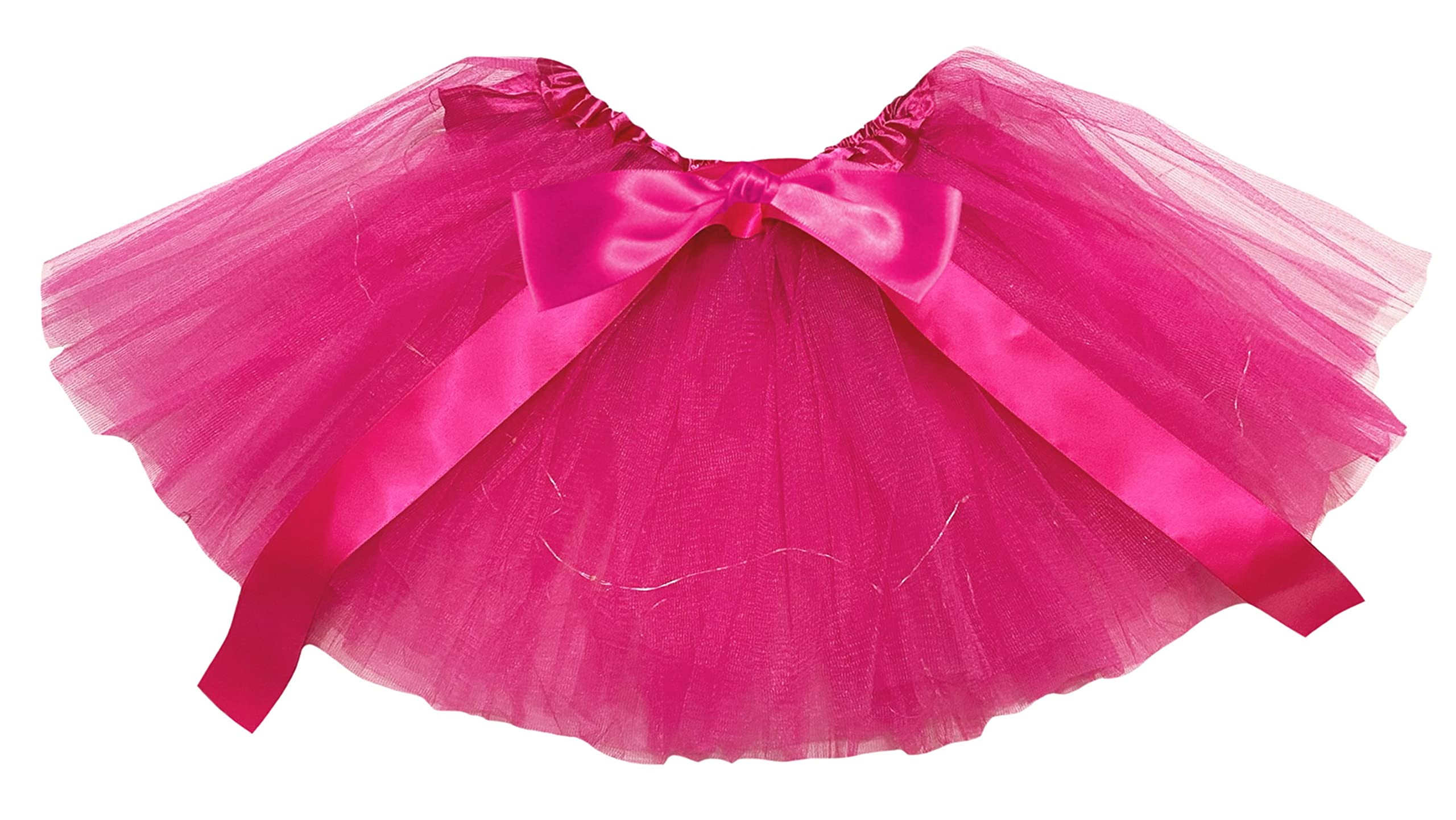Petitebelle Single Color Led Lights Lady Tulle Tutu (Hot Pink, One Size) - Image 2