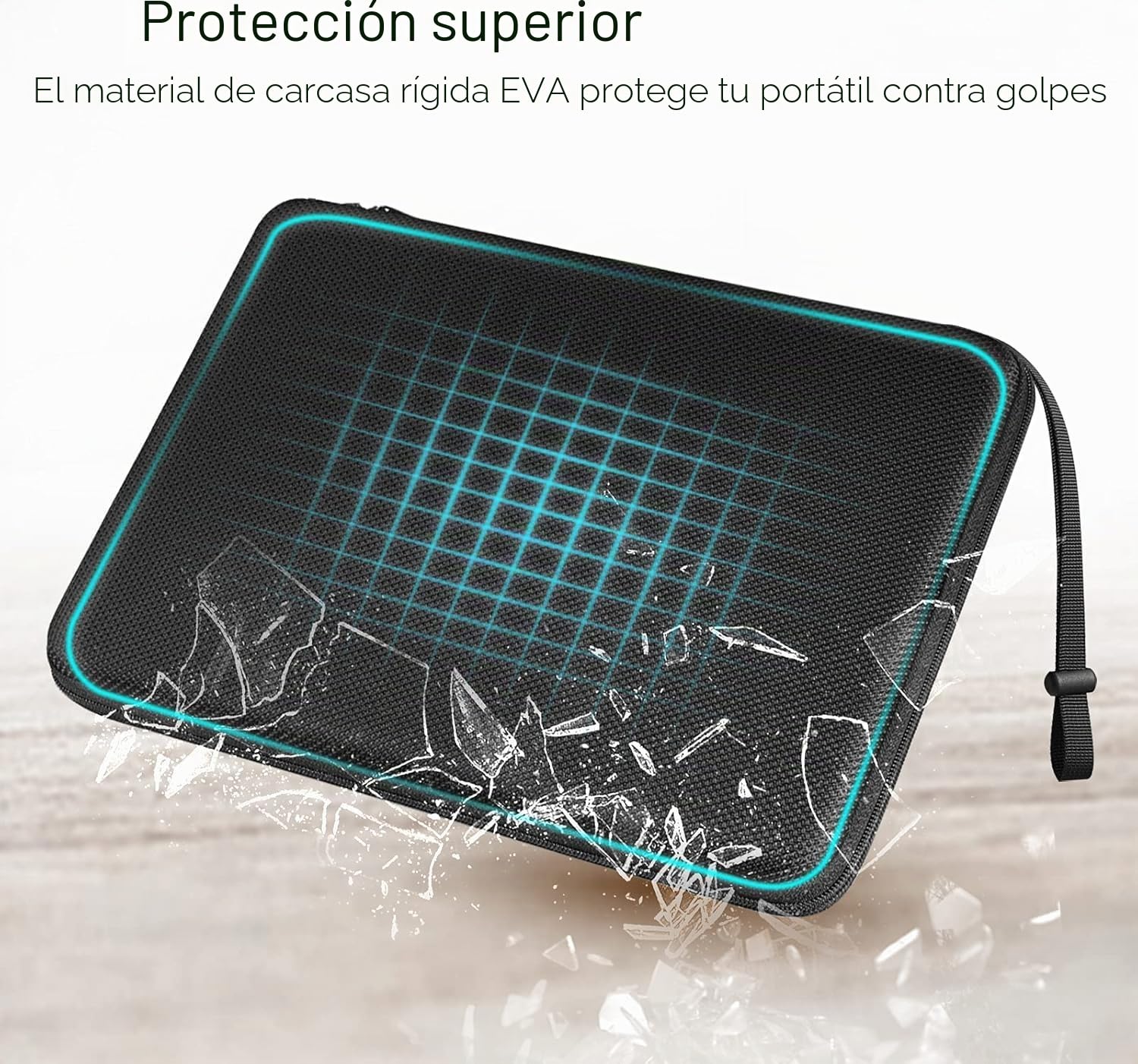 FINPAC Funda para Portátil, Concha Dura Bolsa para 14" Acer Chromebook 314, 14" HP EliteBook 840, 14 Pulgadas ASUS Zenbook/Lenovo IdeaPad/DELL Latitude 5480 y Otros Laptop hasta 14 Pulgadas (Negro)