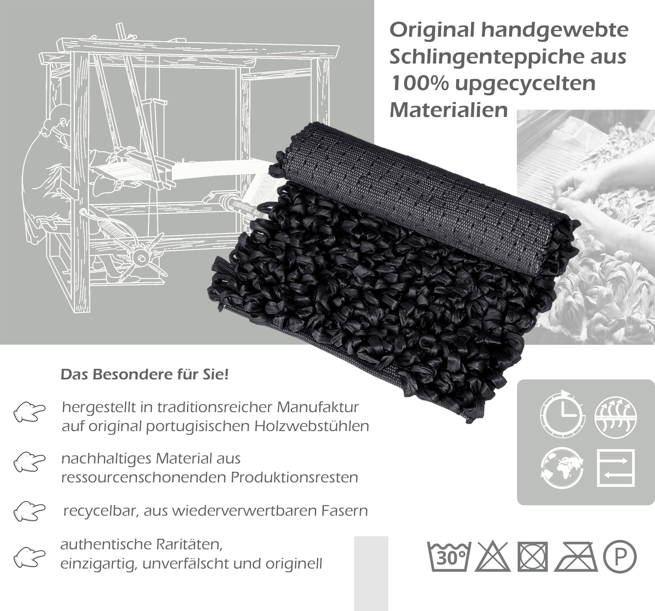 Lashuma Badteppiche für Fußbodenheizung Farbe: Schwarz kleine Badmatte Größe: 50x70 cm