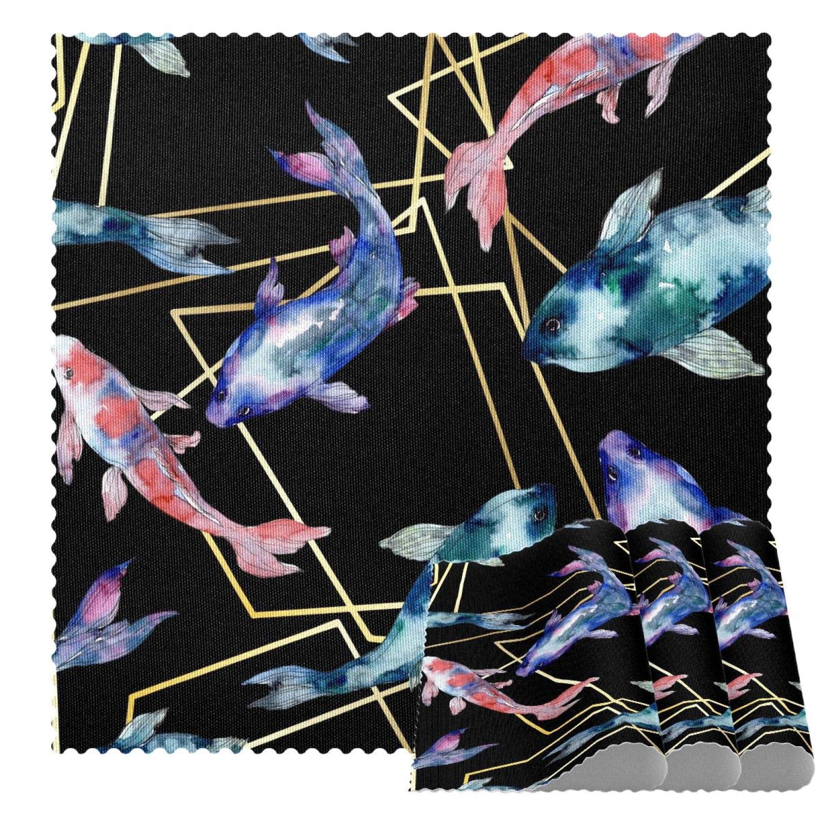 Lot de 4 sets de table poisson pour égayer vos dîners marins en famille