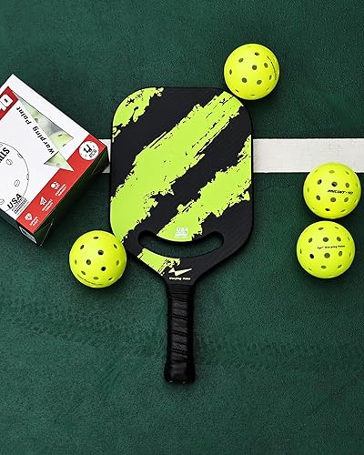 Miniatura 6 de Warping Point Outdoor Pickleball Balls USAPA Approved  4 Pack, 12 Pack  40 Holes Competition Pickle Balls for Tournament Play  Crack Resistant