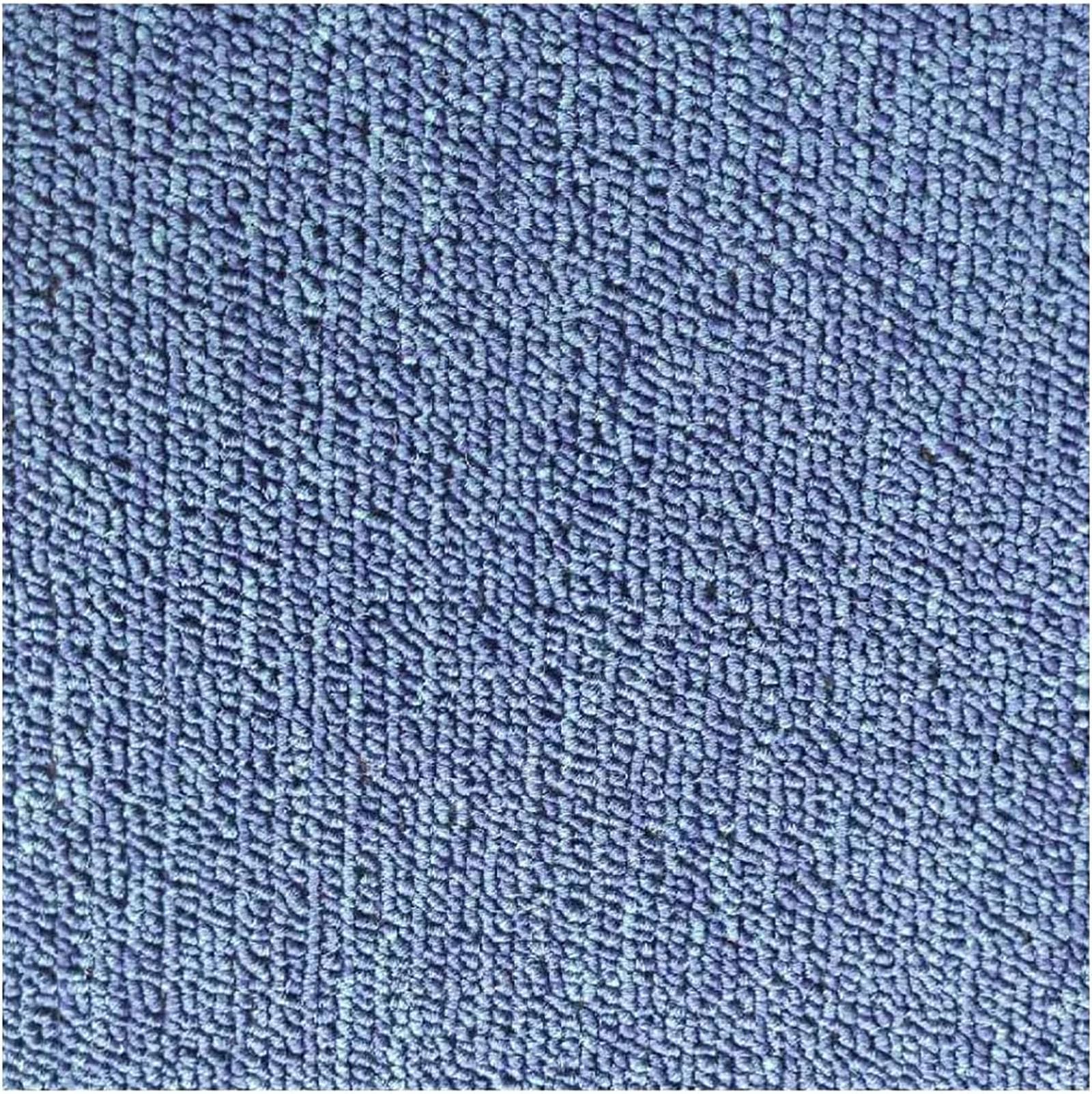 Holywarm 20pcs Carpet Tiles 50x50 cm 5 SQM Carpet Floor Tiles Heavy Duty Non-Slip Flooring Rugs for Commercial Retail, Office, Home, Kitchen, Bedroom, Living Room, Bathroom (Blue)