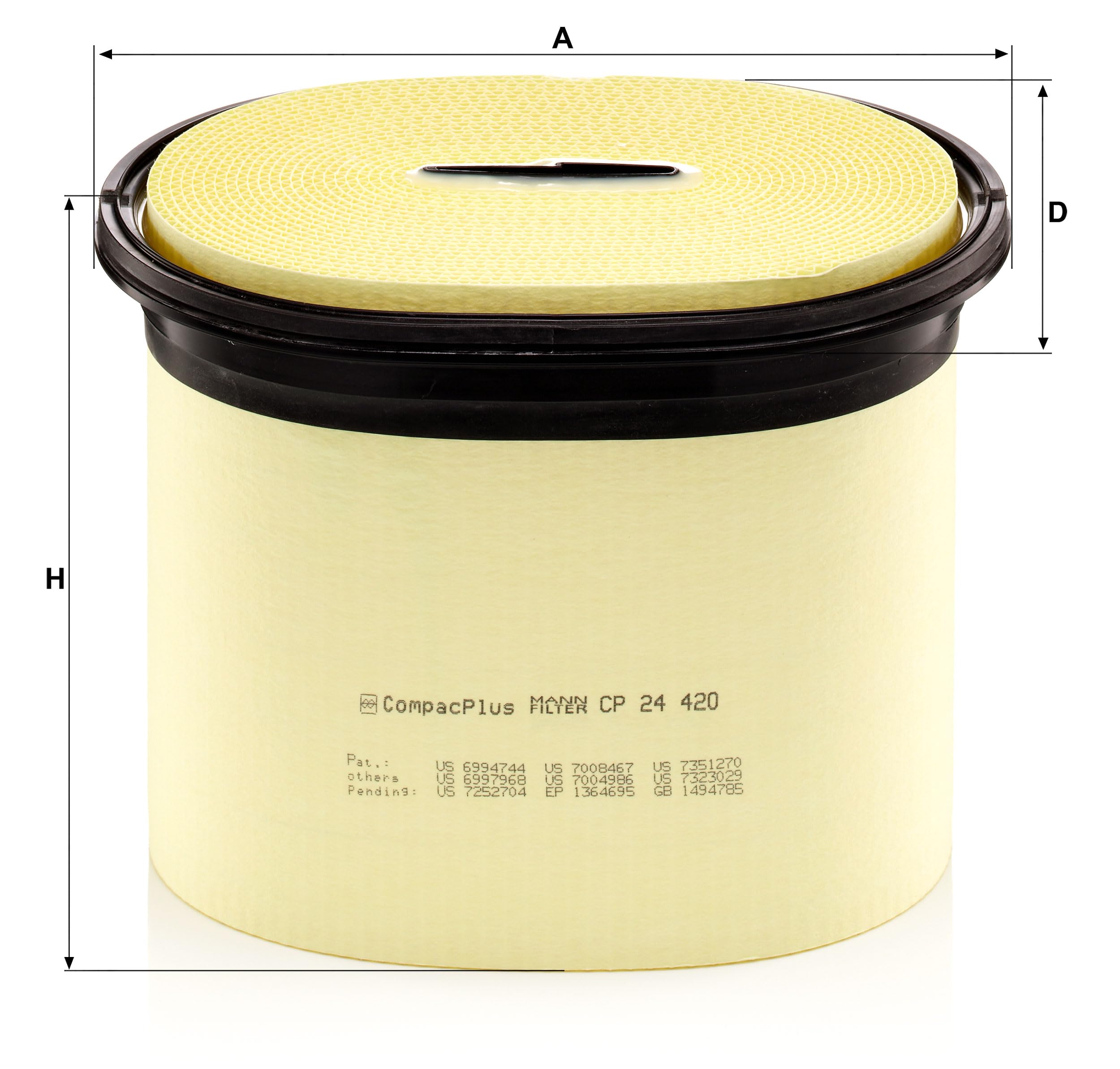 MANN-FILTER CP 24 420 Filtr powietrza - MASZYNY BUDOWLANE