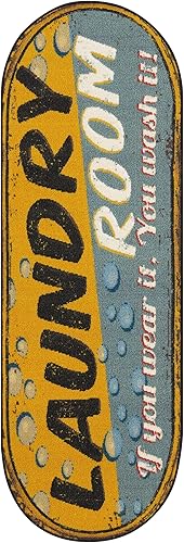 Miniatura 10 de Ottomanson Sara Collection - Alfombra antideslizante de goma con diseño de chef de 2 x 5 pulgadas, 20 x 59 pulgadas, multicolor