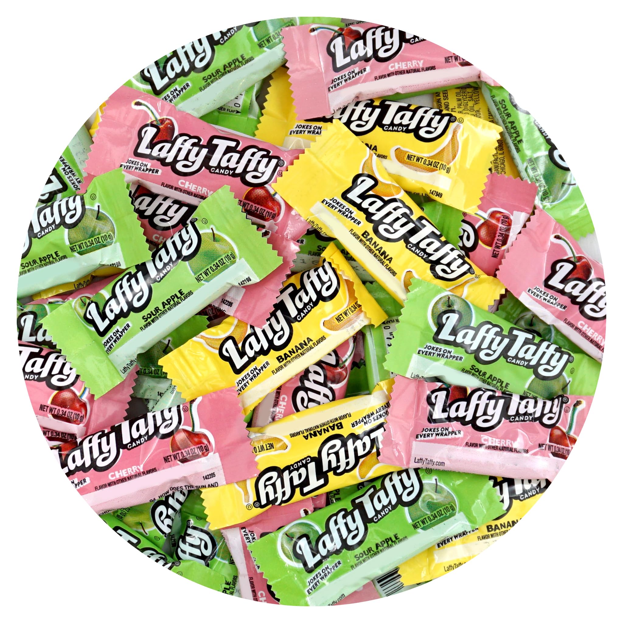 Laffy Taffy Bulk Candy Assortment, 1lb Bulk Bag (Approx. 45 Pieces), Delicious Soft Taffy Candy, Assorted Fruit Flavors, Individually Wrapped Bulk Candy…