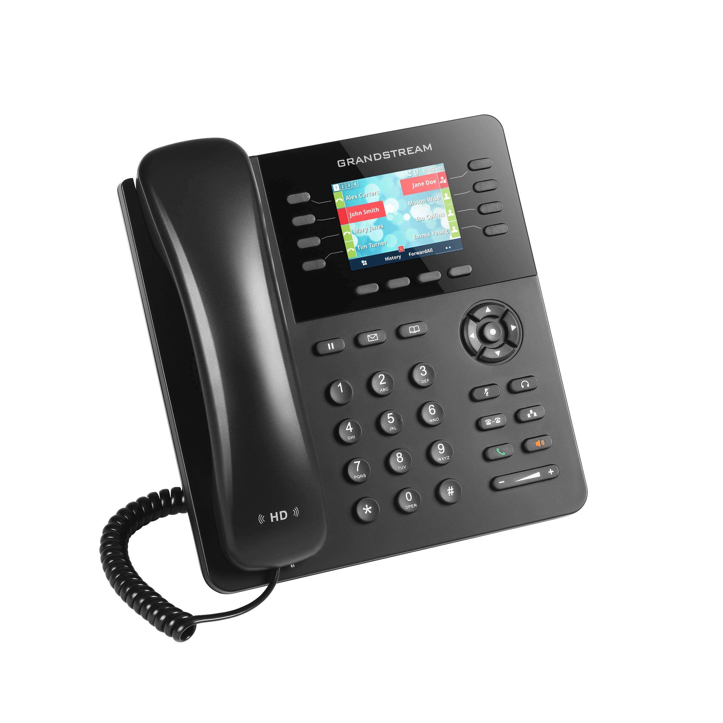 Grandstream GXP 2135 GS-GXP2135 Telefon Stacjonarny, 22.35 x 17.78 x 8.89 cm, Czarny