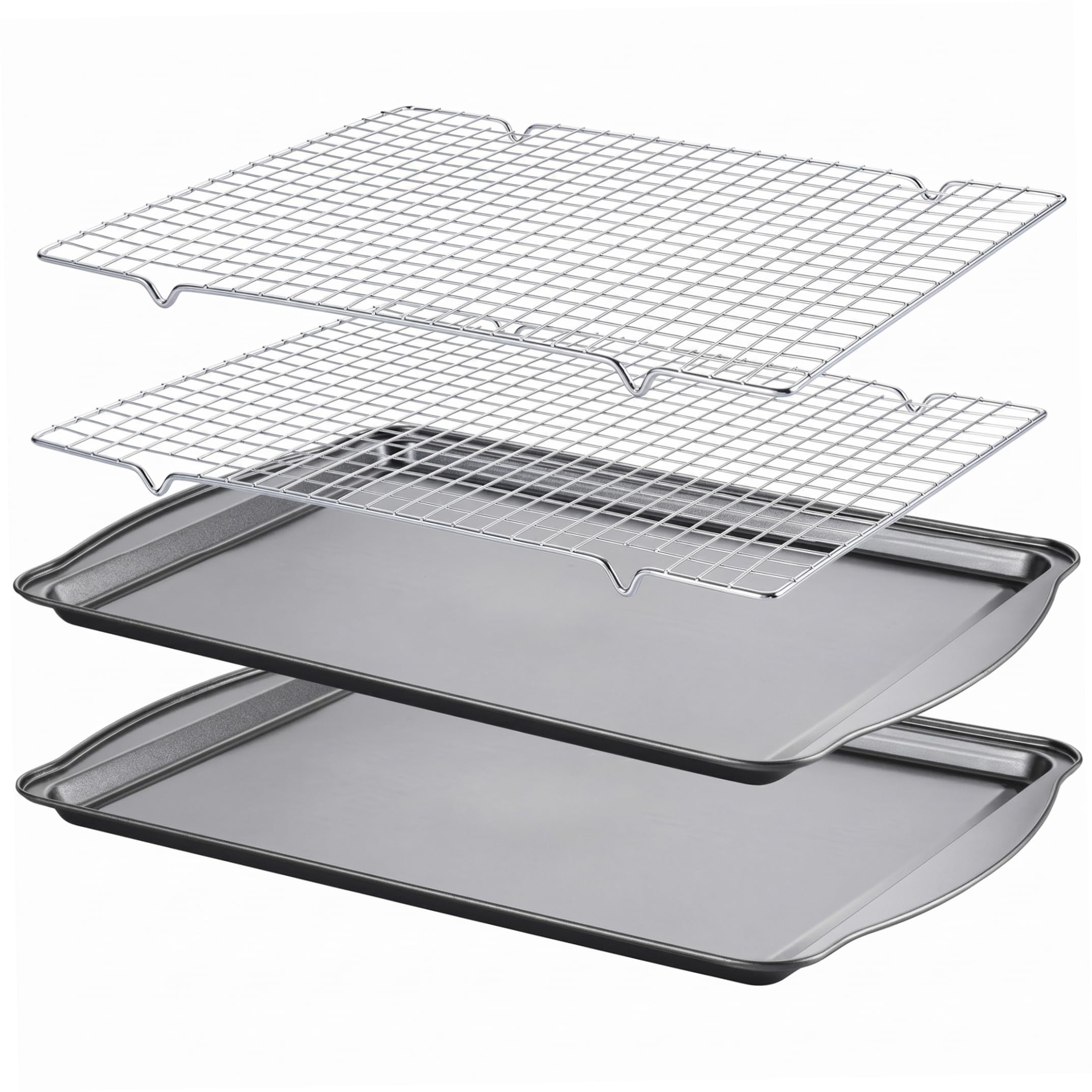 Plaque à pâtisserie avec grille antiadhésive pour éviter les aliments attachés