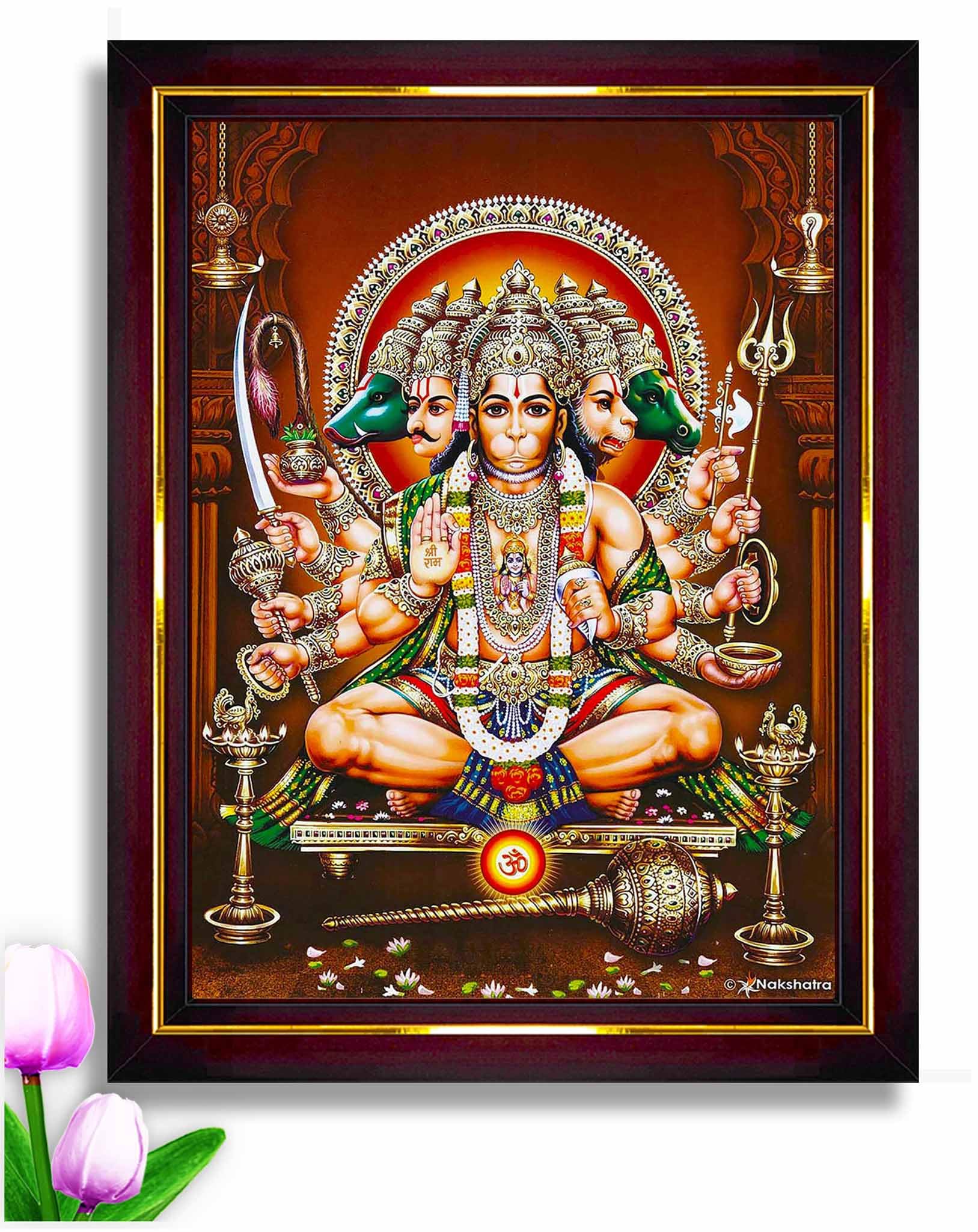 See full amazon price history chart for Pavan Photo Laminations Panchmukhi Hanuman for Door Entrance Vastu Wall Painting Framed Home Decor (Wood,Matte,Brown,Small Size,6 x 8 Inch) B785S Pavan Photo Laminations Panchmukhi Hanuman for Door Entrance Vastu Wall Painting Framed Home Decor (Wood,Matte,Brown,Small Size,6 x 8 Inch) B785S (B09MLVXTHN) Amazon Price History, Amazon Price Tracker