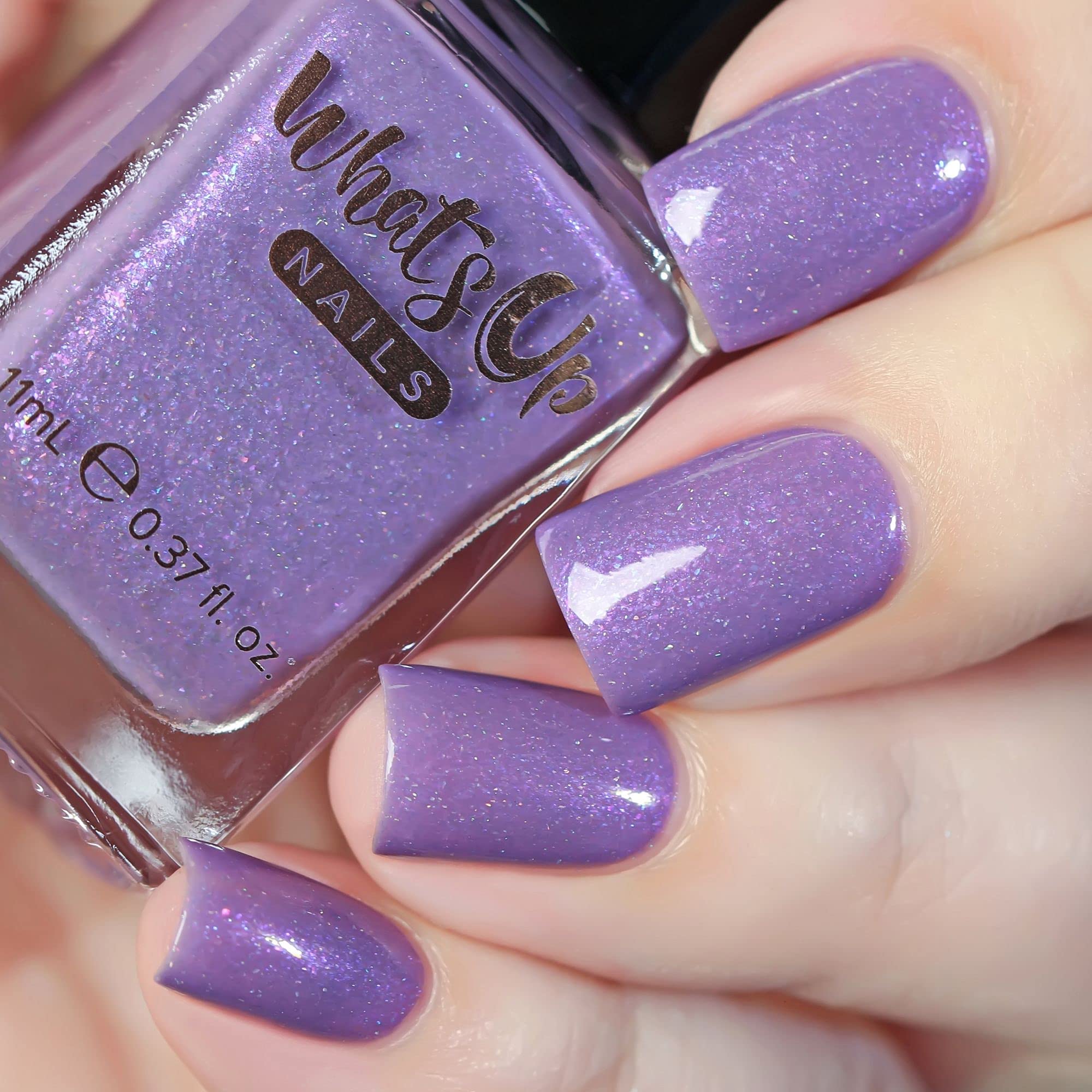 Amazon.com : Whats Up Nails - Succulent Nail Polish Purple Crelly with  Iridescent Duochrome Holo Flakies Lacquer Varnish Made in USA 12 Free  Cruelty Free Vegan Clean : Beauty & Personal Care