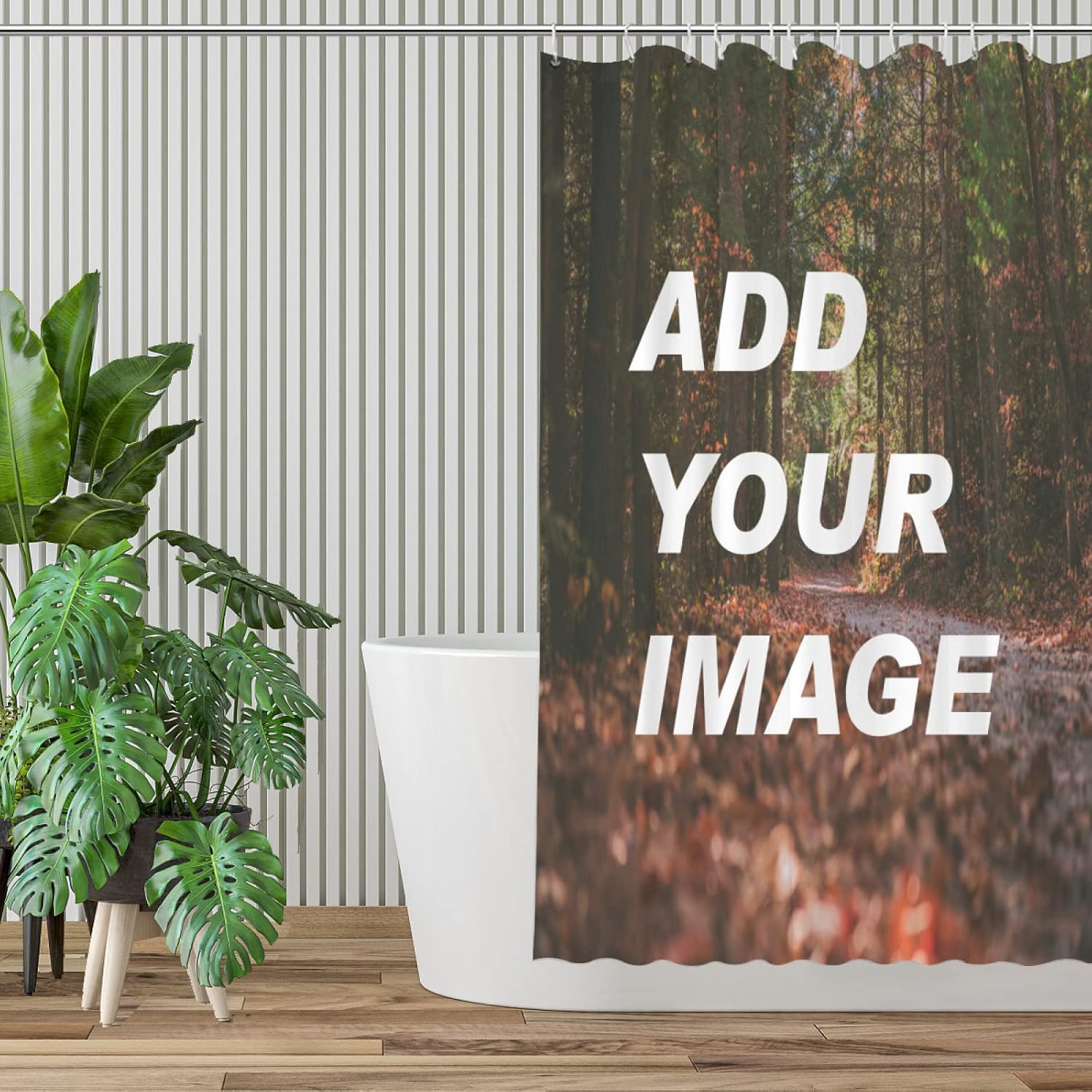 Custom Picture Shower Curtain Custom Waterproof