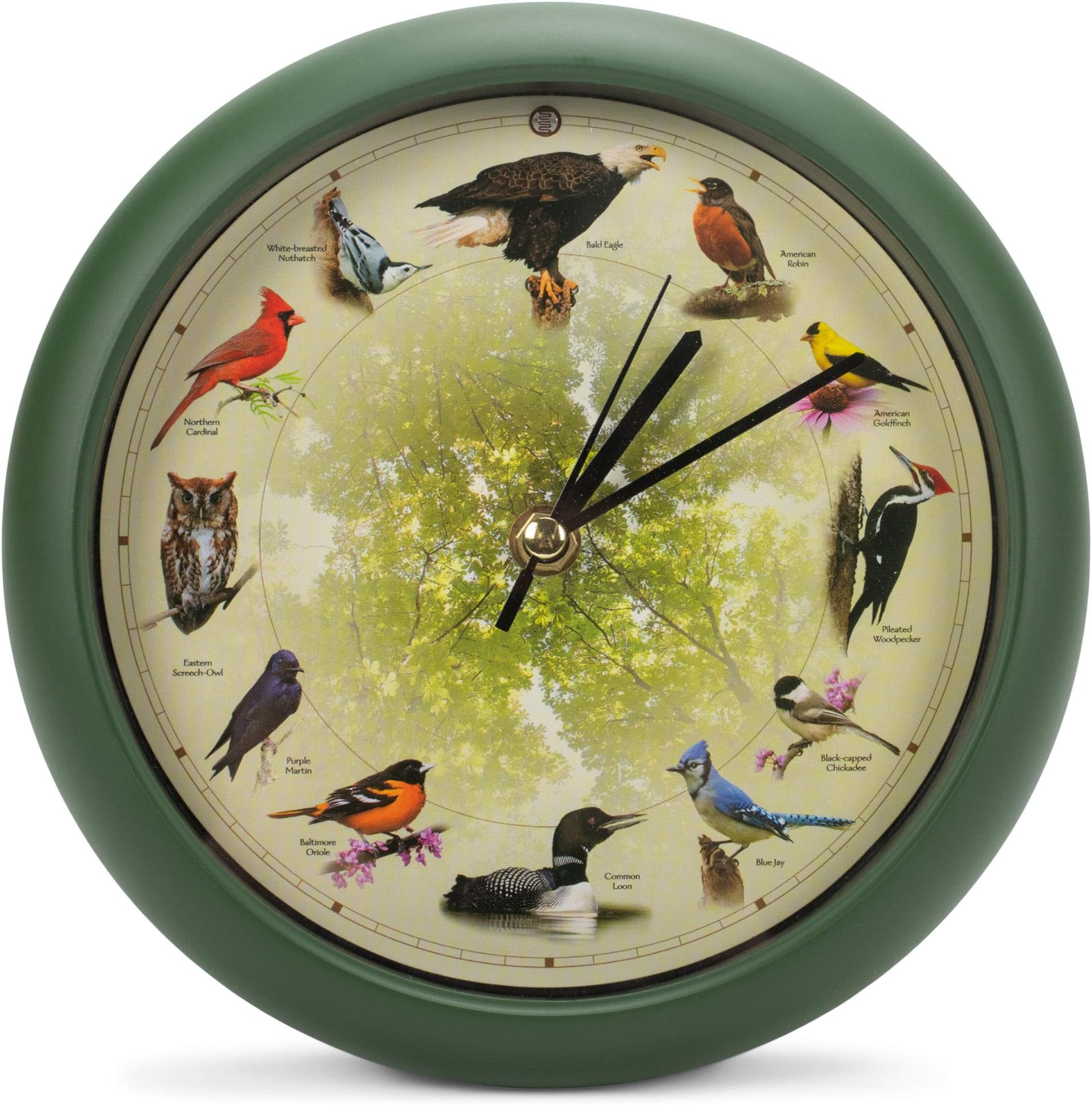 Mark Feldstein Limited Edition 20th Anniversary Singing Bird Clock, 8 Inch