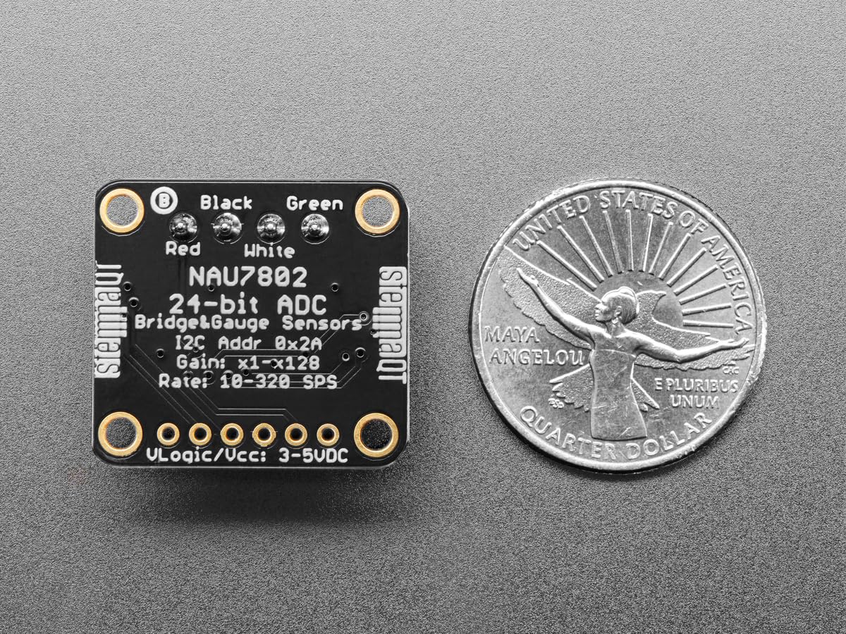 Adafruit NAU7802 24-Bit ADC für z.B. Dehnungsmessstreifen, STEMMA QT/Qwiic, 4538
