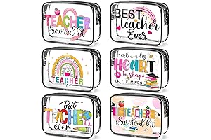 Cunno Clear Makeup Bags Survival Kit for Teachers