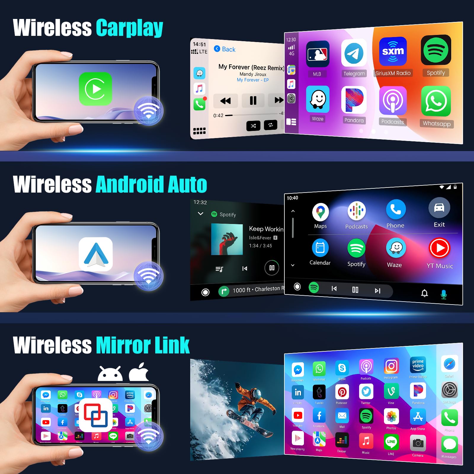 Autoradio Android 15 Pour Peugeot 307 (2002-2013) - Écran 9" In-Cell, 4Go RAM + 64Go, CarPlay/Android Auto Sans Fil, Caméra De Recul