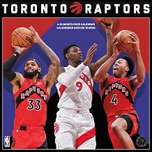 2025 NBA Toronto Raptors Wall Calendar (Bilingual French) (English and French Edition)