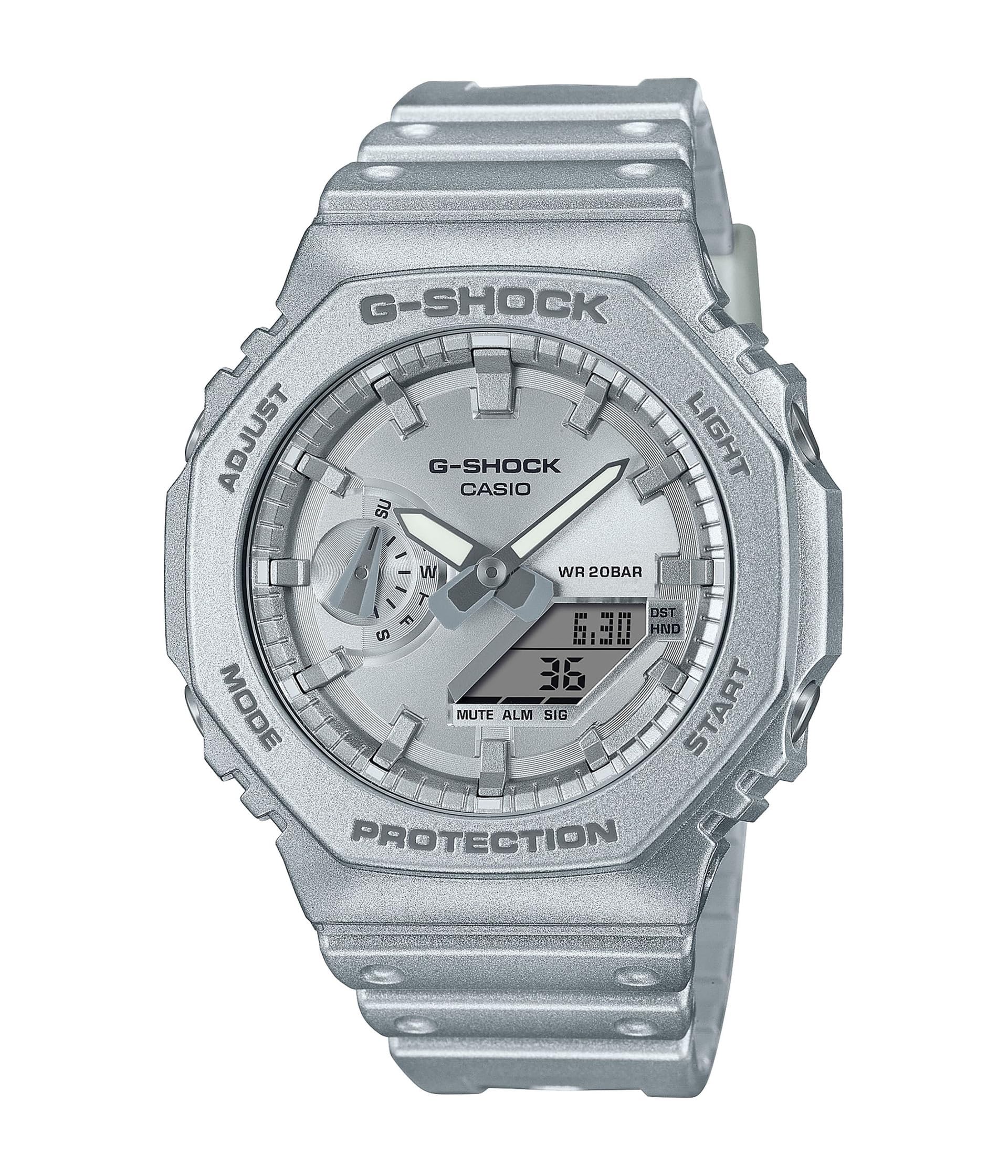 Amazon.com: G-Shock GA2100FF-8A Gray One Size : Clothing, Shoes 