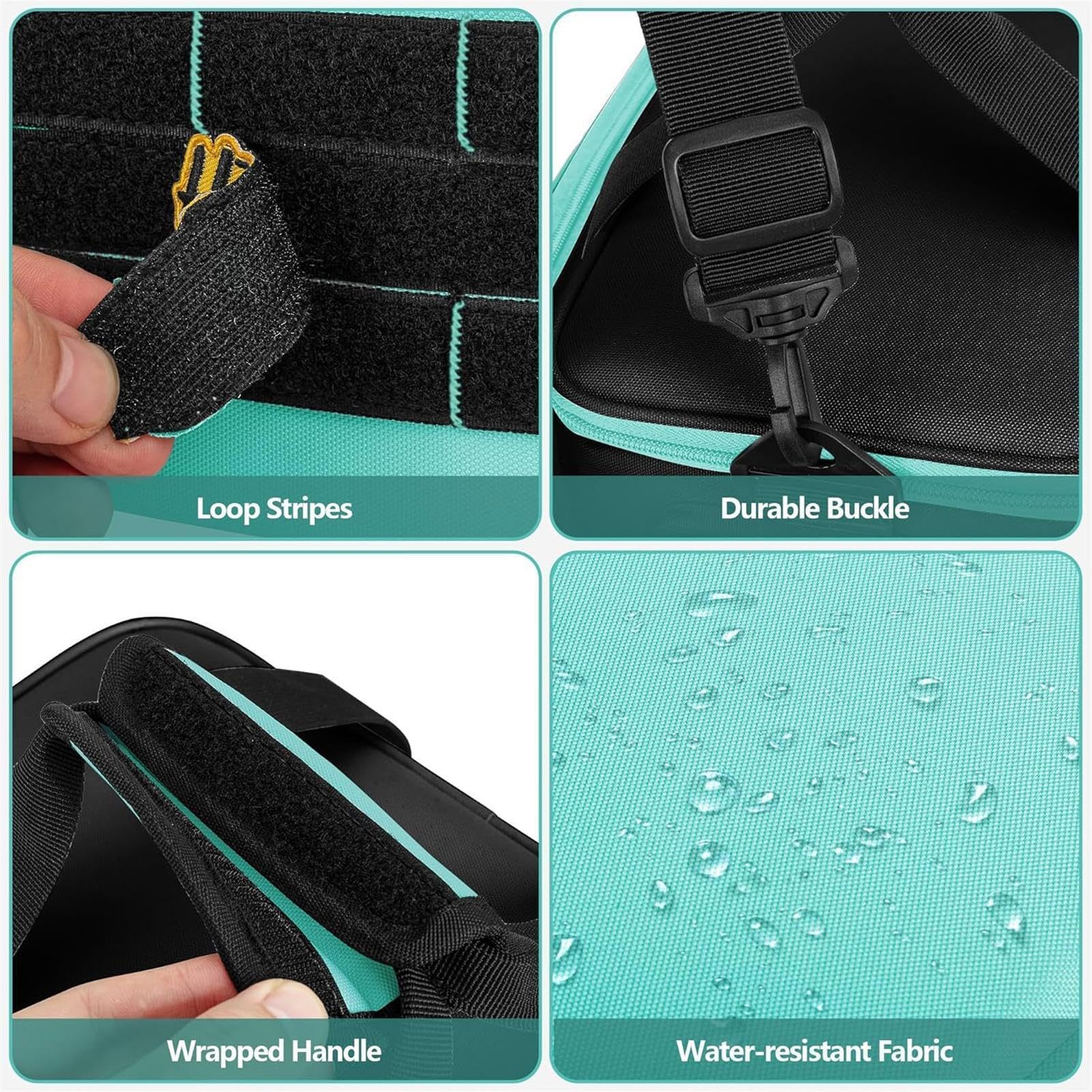 Bolsas portaherramientas Estuche portátil de almacenamiento en tela Oxford | Bolsa Grande Para Herramientas para Camping Construcción Jardín Trabajo Carpintero Electricista